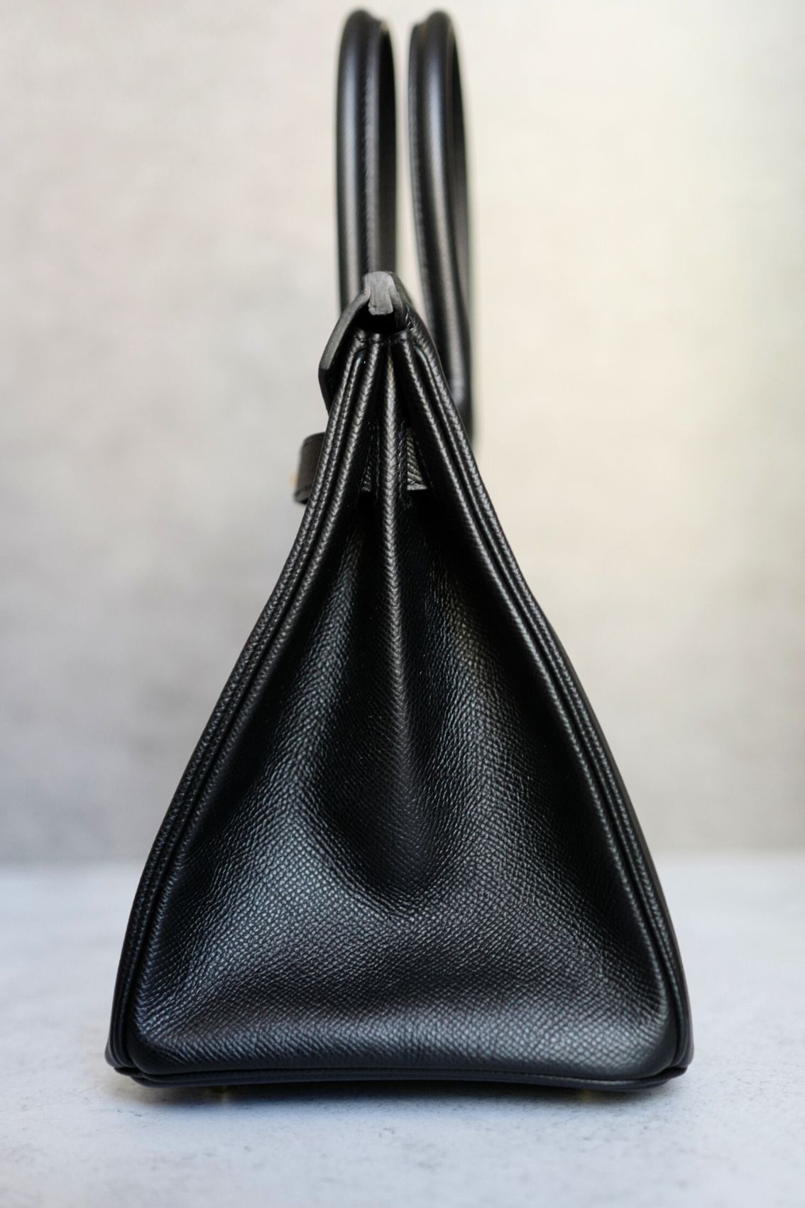 Hermès Birkin 30 Black Epsom Leather Gold Hardware D Stamp 2019