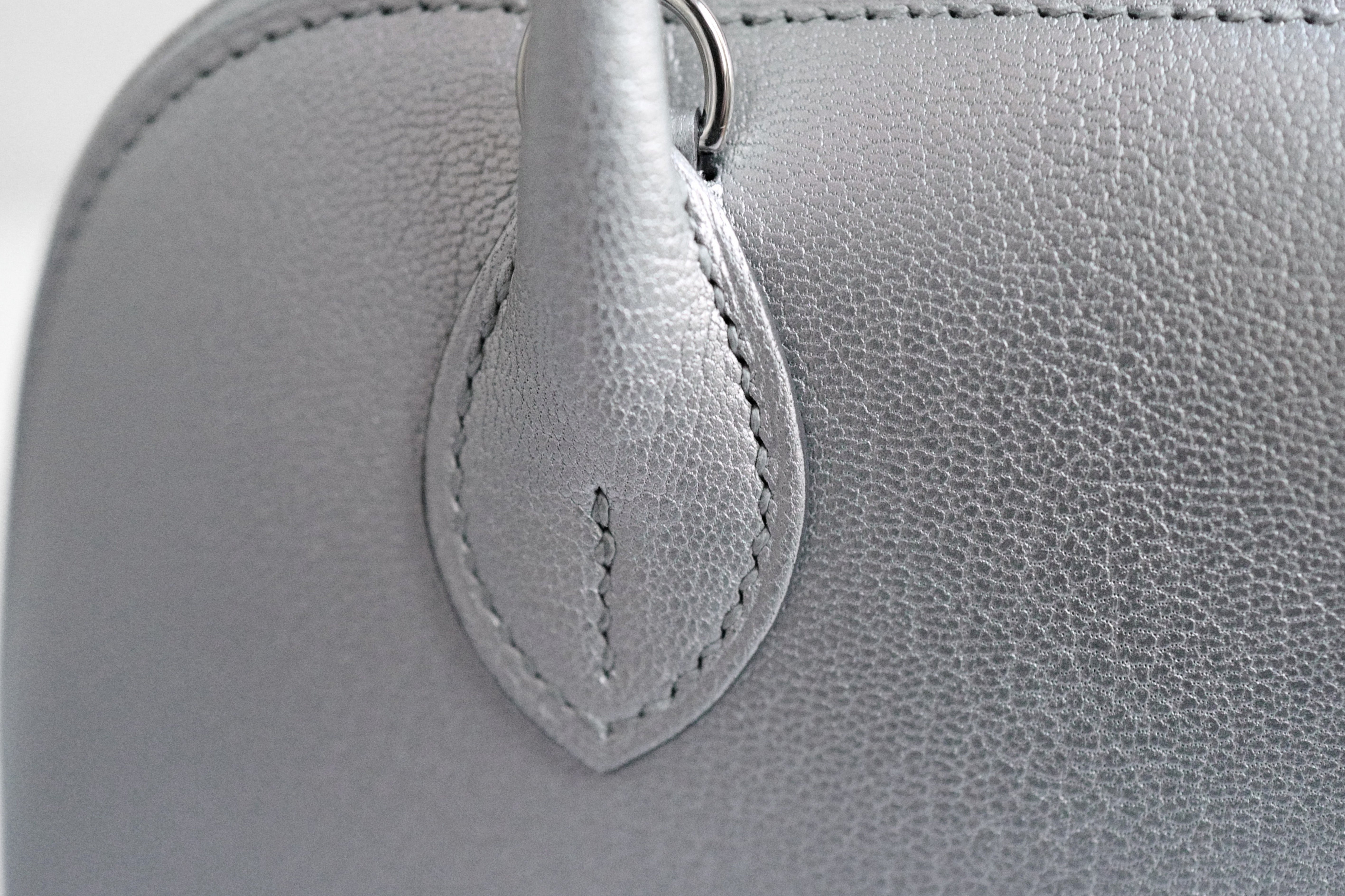 Hermès Bolide 1923 Mini Bag Silver Chamkilight Goatskin PHW G Stamp 2026