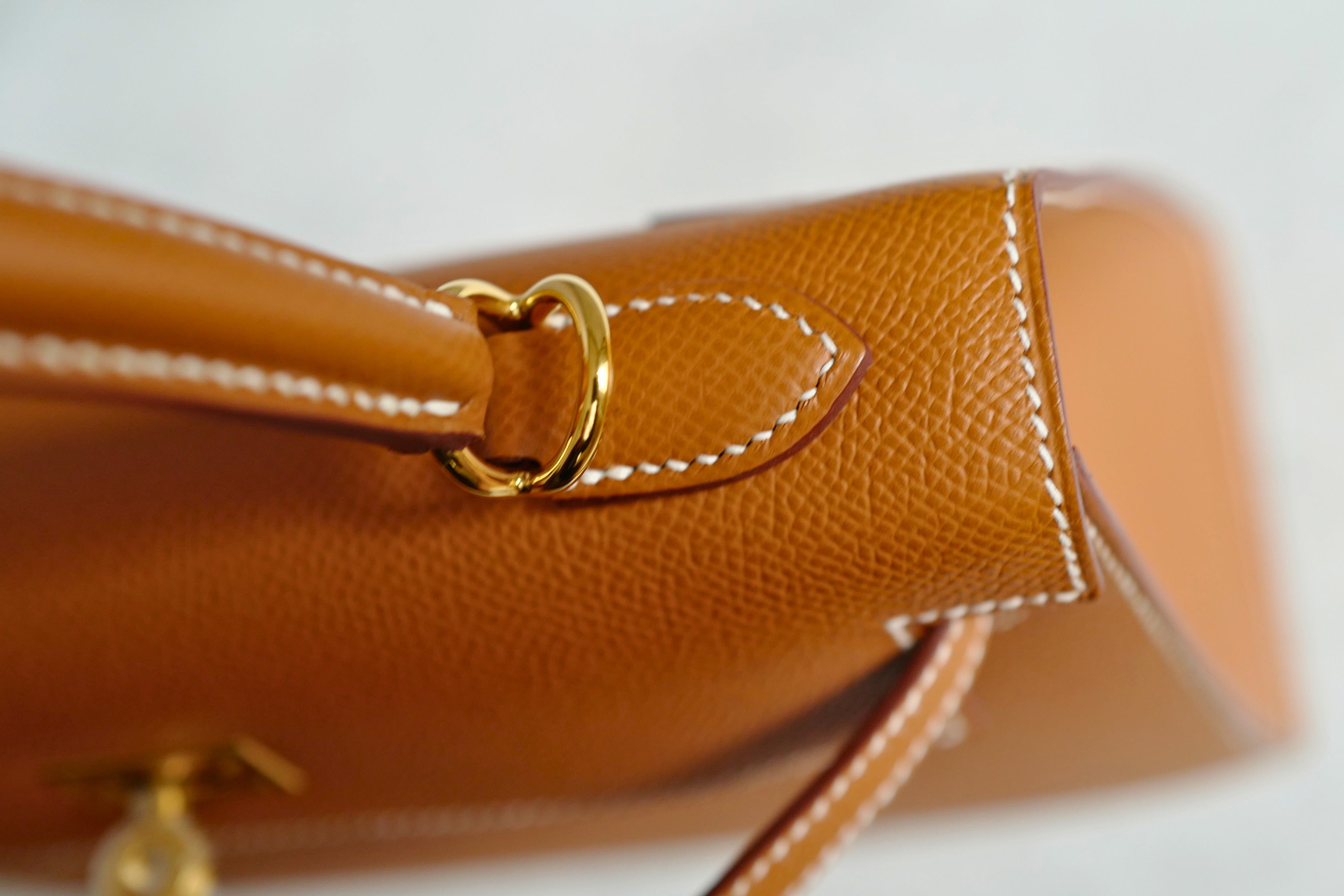 BNIB Hermes Kelly 25 Gold Epsom Sellier Gold Hardware G Stamp 2026