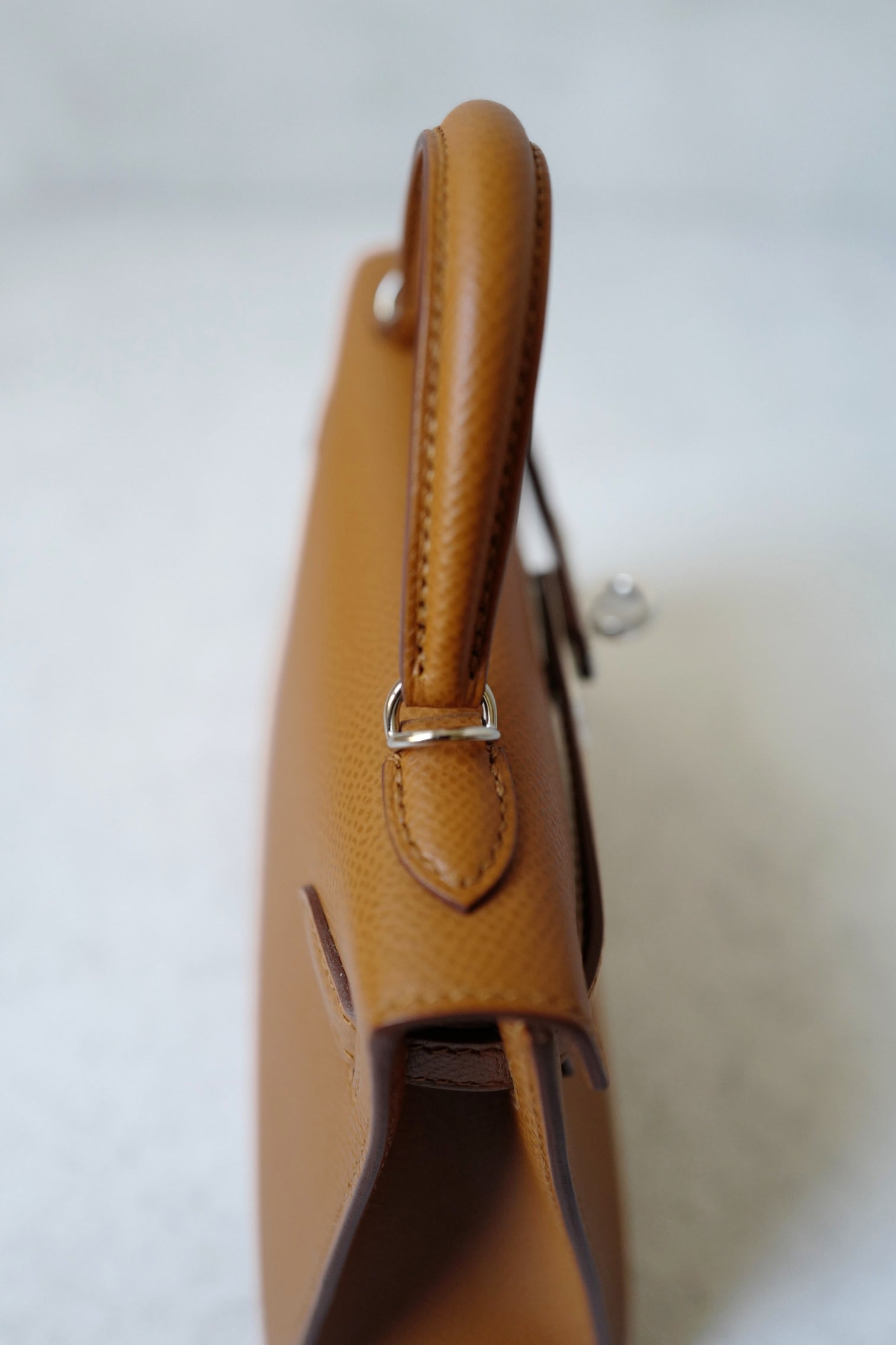 BNIB Hermès Mini Kelly 20 HSS Gold Epsom Leather Palladium Hardware