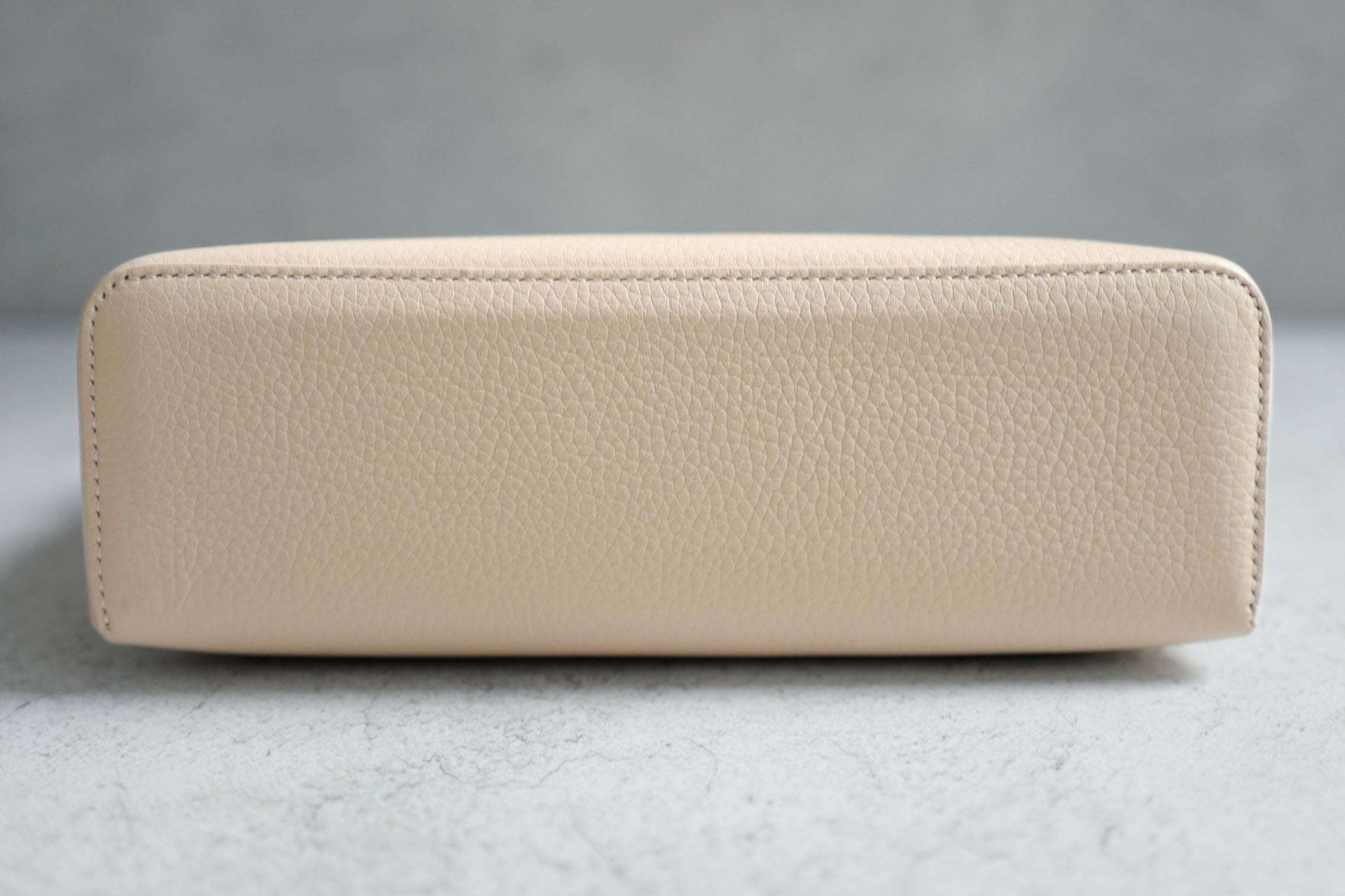 Loro Piana Extra Pocket L19 Vanity Pouch Rose Sakura Pink Calfskin Lea