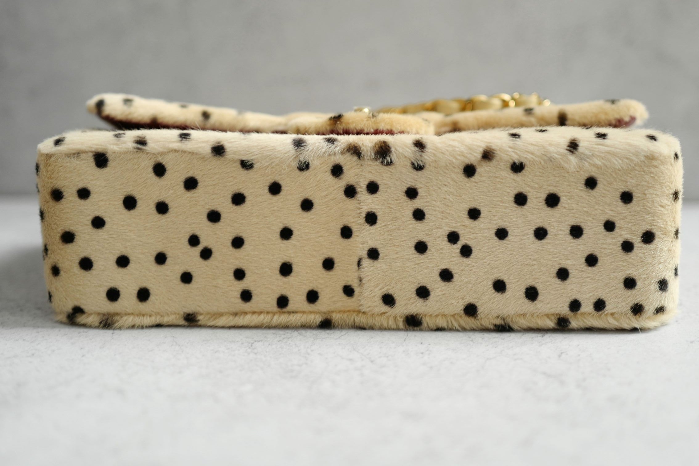 Chanel 26A Métiers d’Art Classic Flap Leopard Pony Lambskin Light Beige & Black