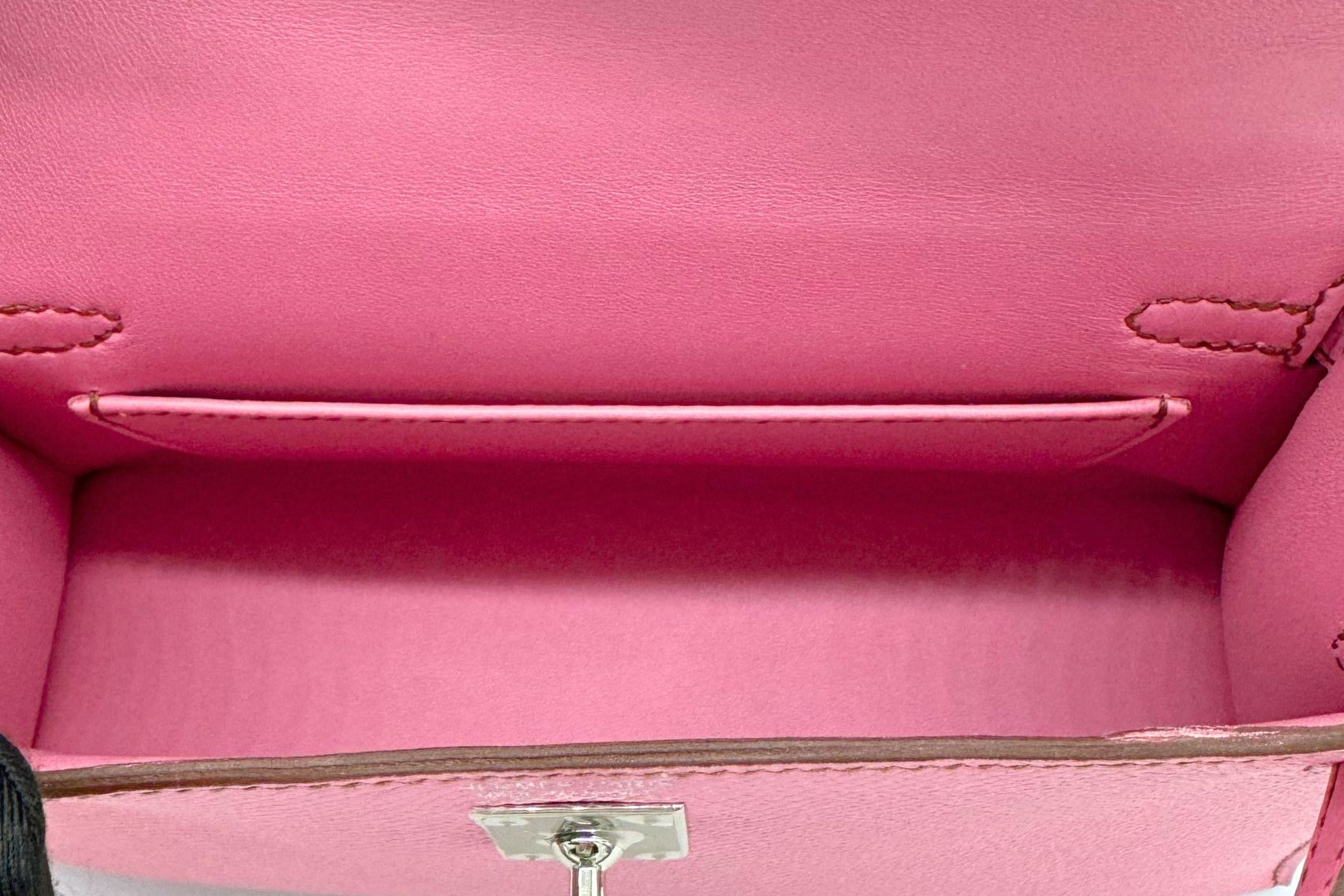 Hermès Kelly 20 5P Bubblegum Pink Epsom Leather Palladium Hardware