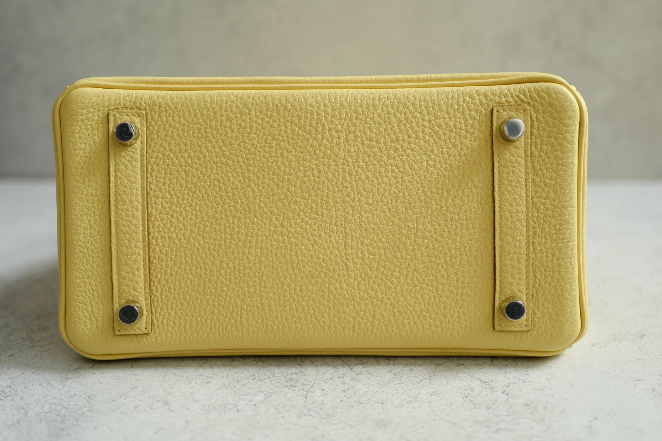 BNIB Hermès Birkin 25 Jaune Poussin Togo Leather Palladium Hardware G Stamp 2026