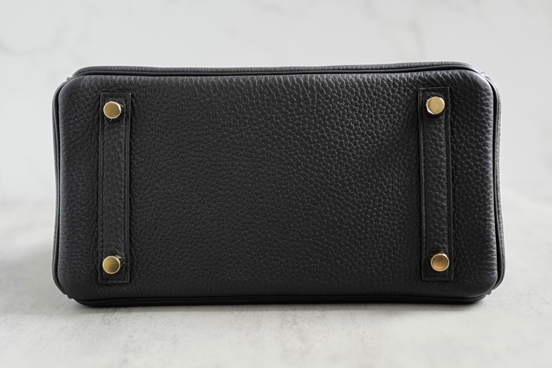 New Hermès Birkin 25 Black Togo Leather Gold Hardware