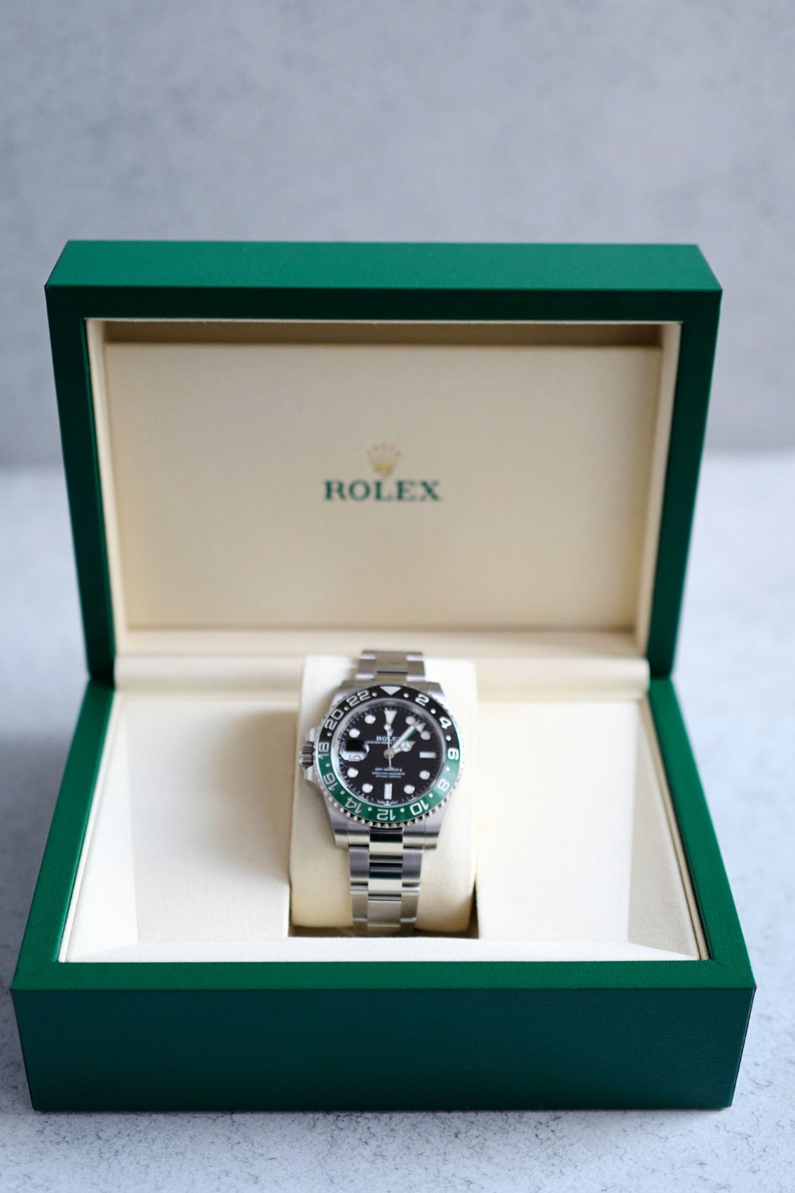 Rolex GMT Master II Black Sprite Oystersteel 40mm