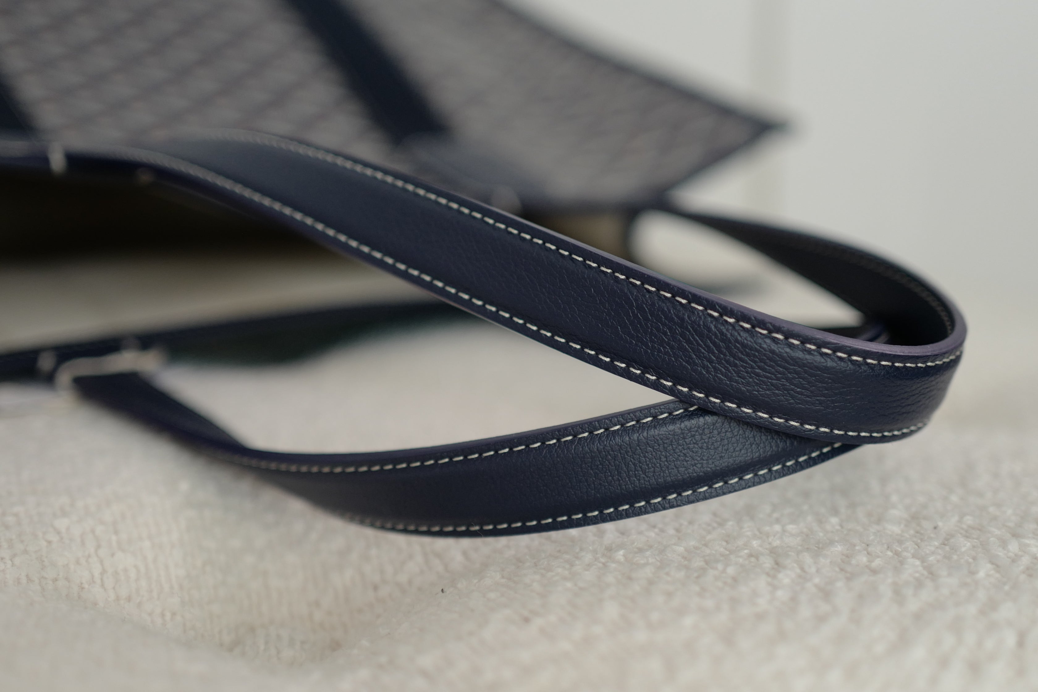 NEW Goyard Villette Tote Bag MM In Navy Blue Travel Bag