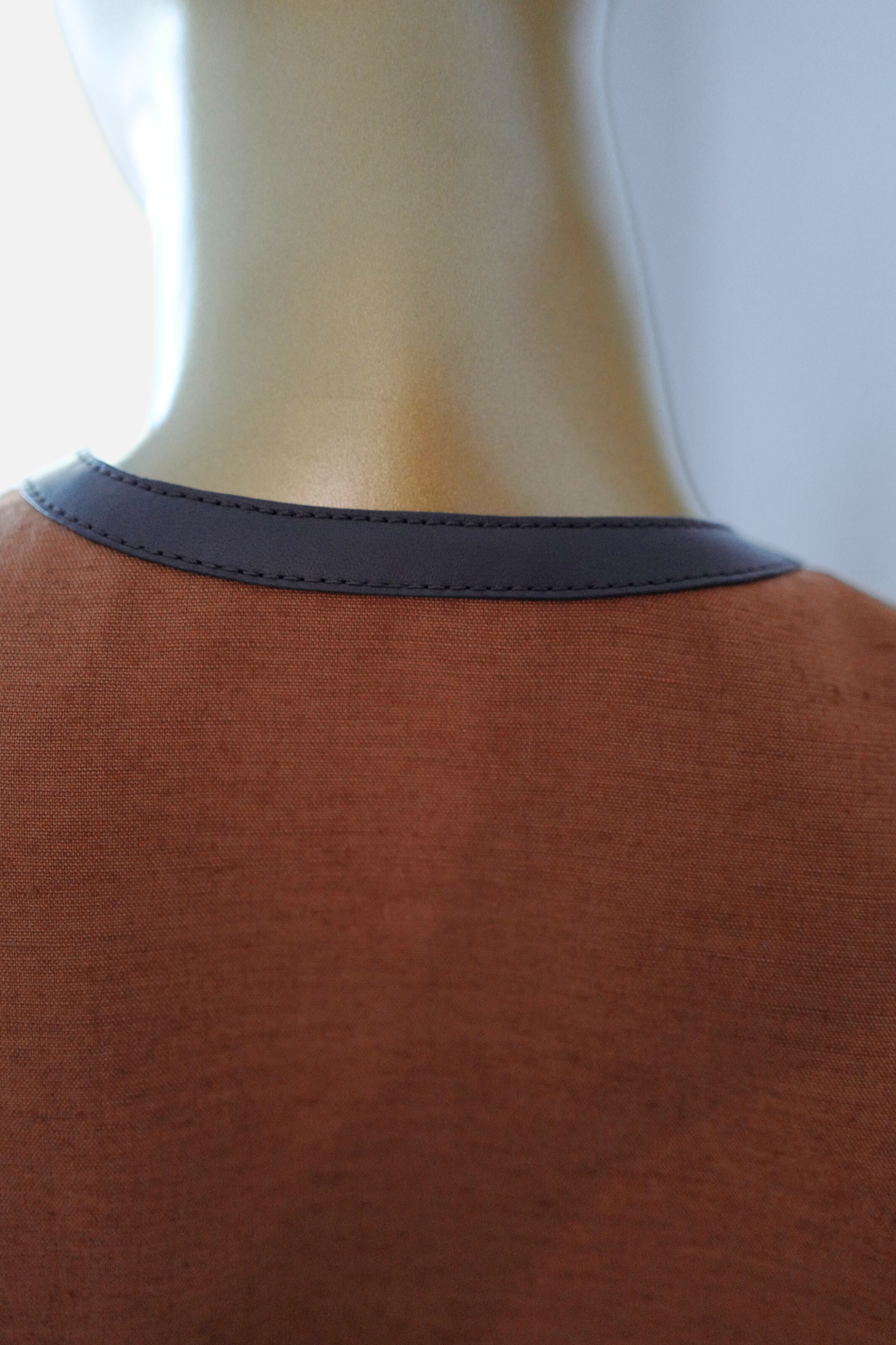 Hermès Women’s Limited Re-edition Outdoor Jacket Reversible Marron Muscade Silk Shantung Size 36 with Nappa Lambskin Trim