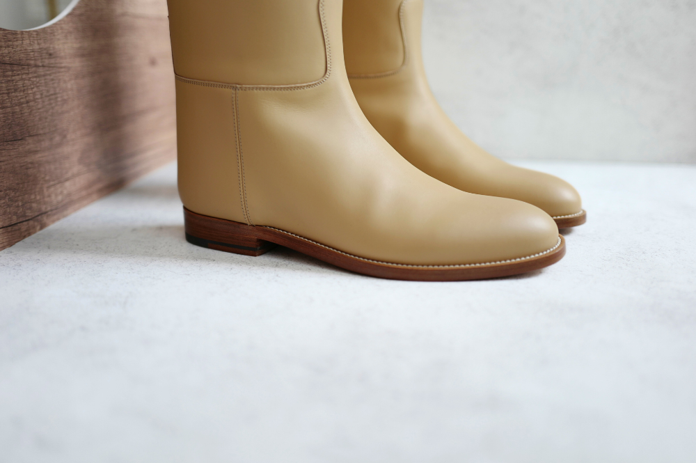BNIB Hermes Jumping Boot Beige Natura  Size 38
