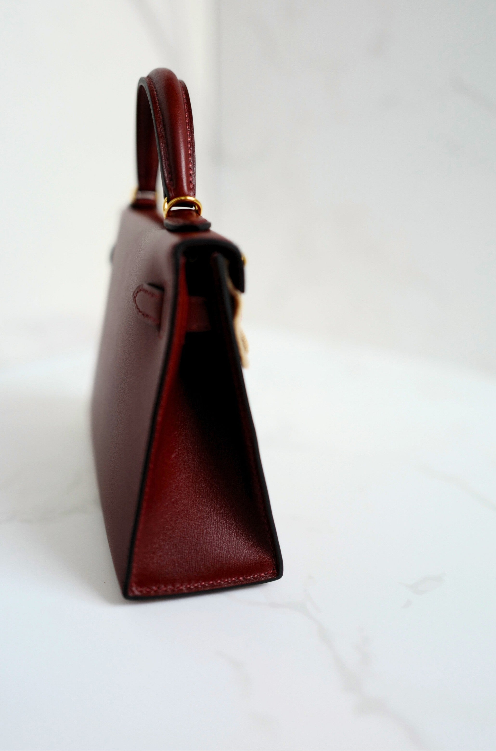 BNIB Hermès Mini Kelly 20 Rouge H Box Calf Leather Gold Hardware K Stamp 2025