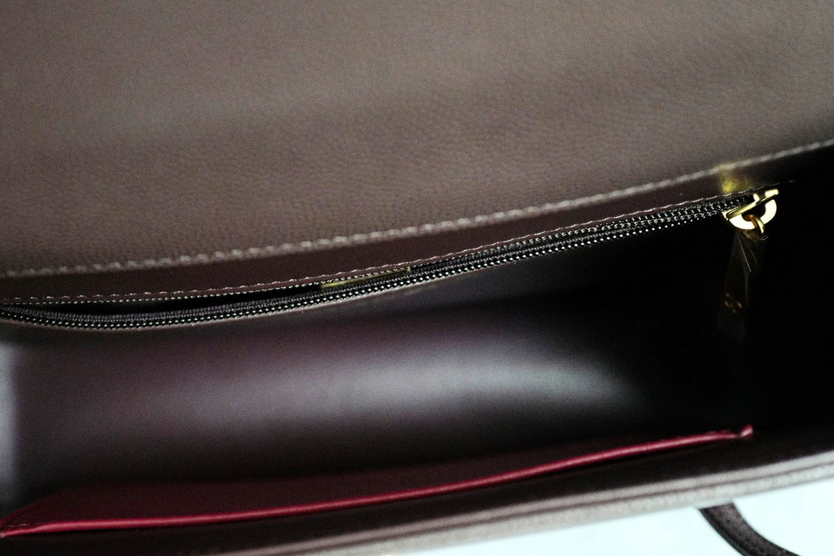 Chanel 26S Preppy Coco 22 Small Brown Grained Calfskin GHW Matthieu Blazy