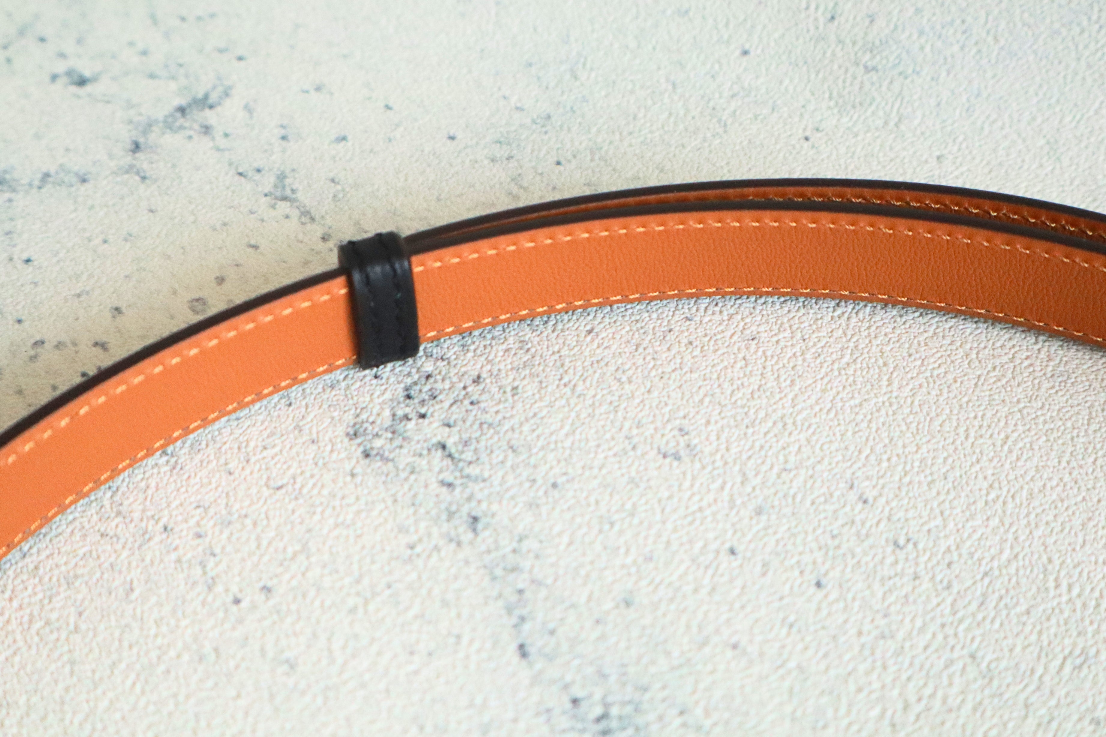BNIB Hermes Rivale 18 Belt Epsom in Noir Palladium Hardware 2026