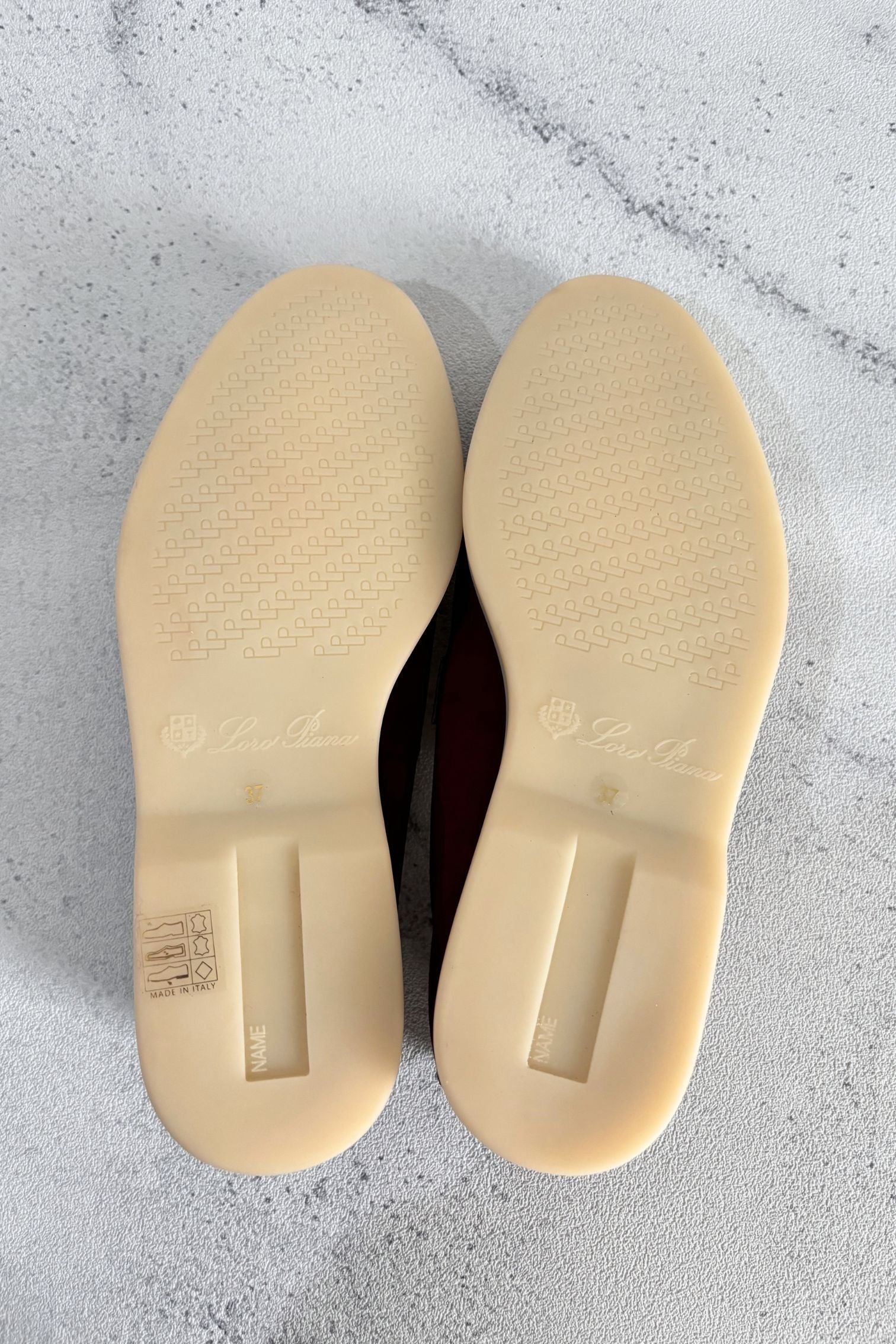 Loro Piana Summer Charms Walk Loafers Azuki Beans Lizard/Suede 37 Limited Ed