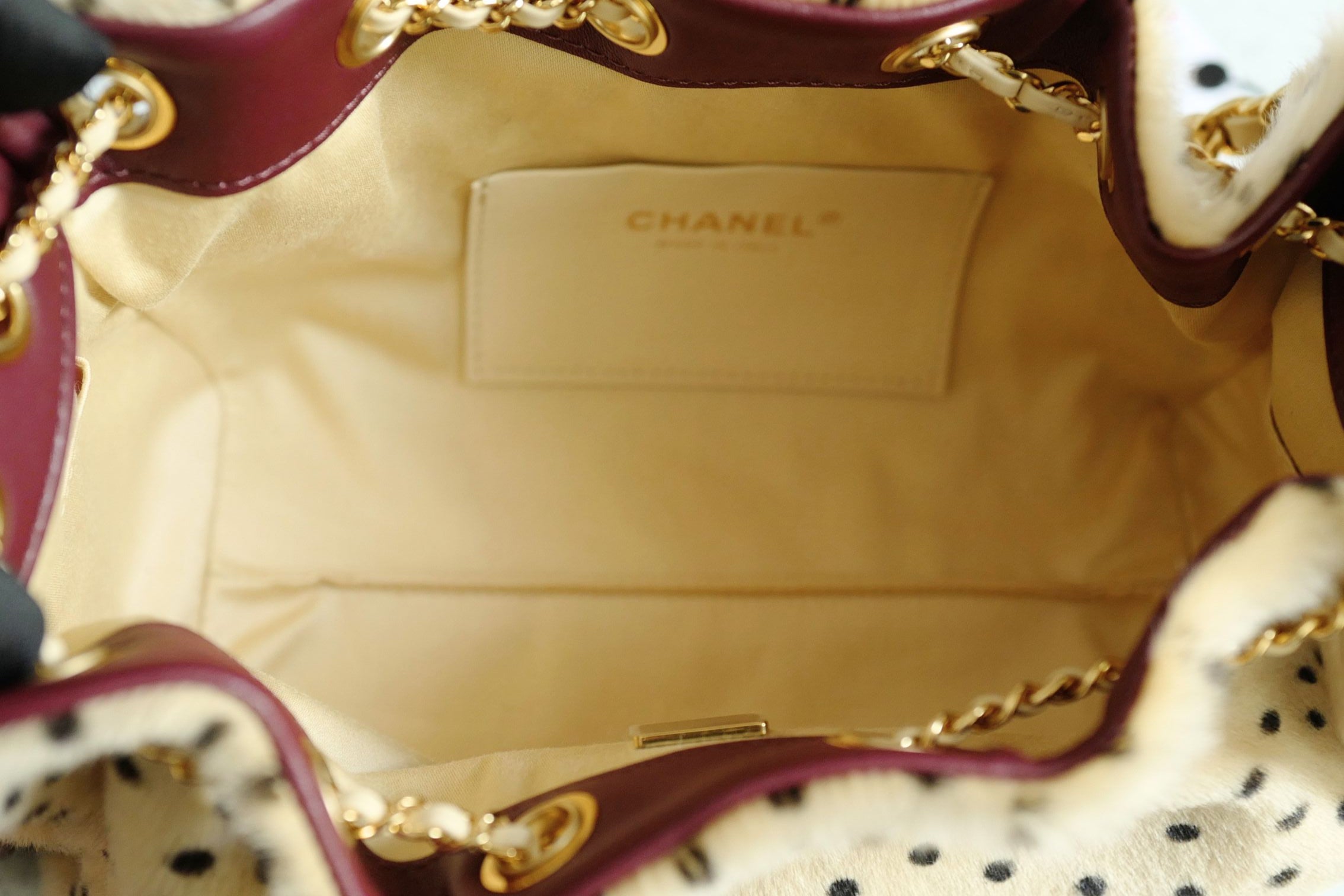 NEW Chanel 26A Mini Hobo Leopard Matthieu Blazy Light Beige & Black GHW