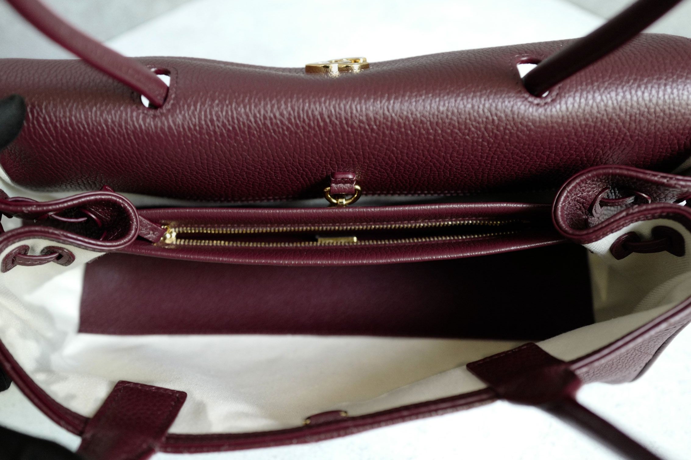 Chanel 26s Small Shopping Bag Matthieu Blazy Dark Burgundy Calfskin GHW