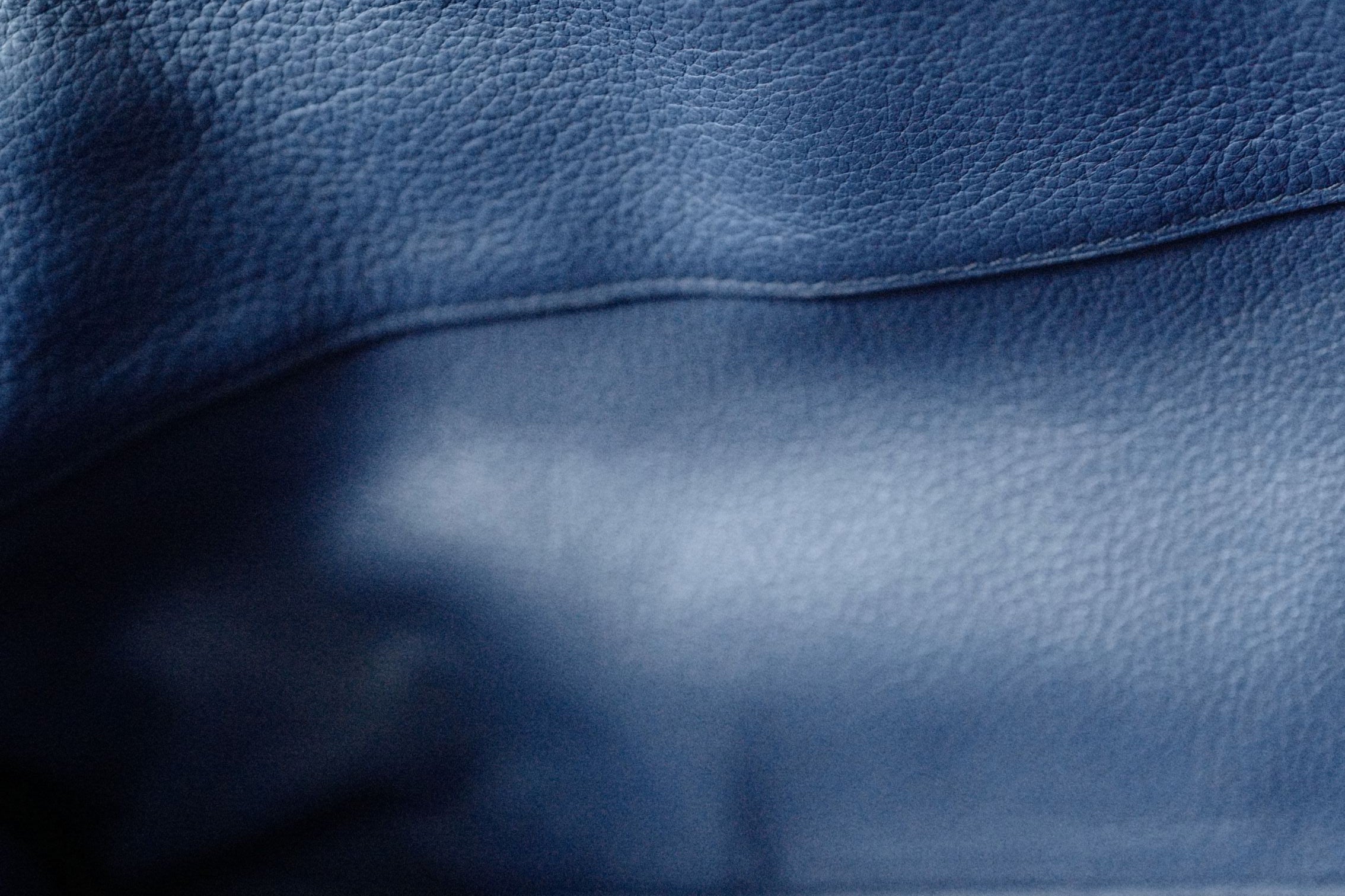 Hermes Birkin Shoulder 42 Blue Sapphire Clemence Leather PHW - Preowned