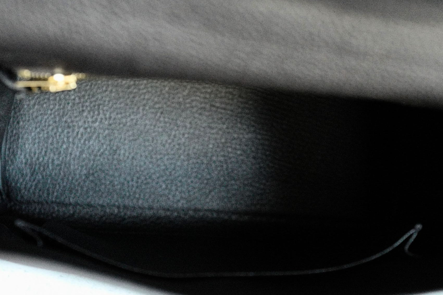 NEW Hermès Kelly 25 Black Togo Leather Gold Hardware K Stamp