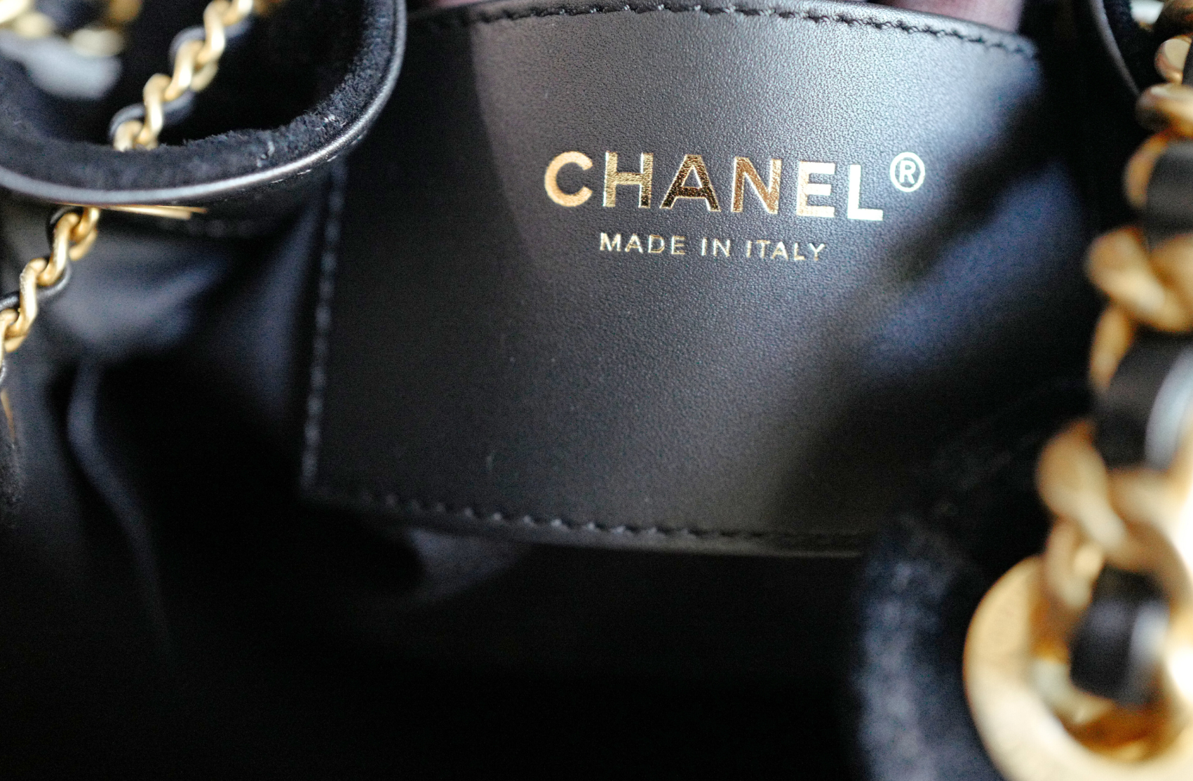 BNIB Chanel 25K Small Hobo Bag Black Suede with Gold Hardware