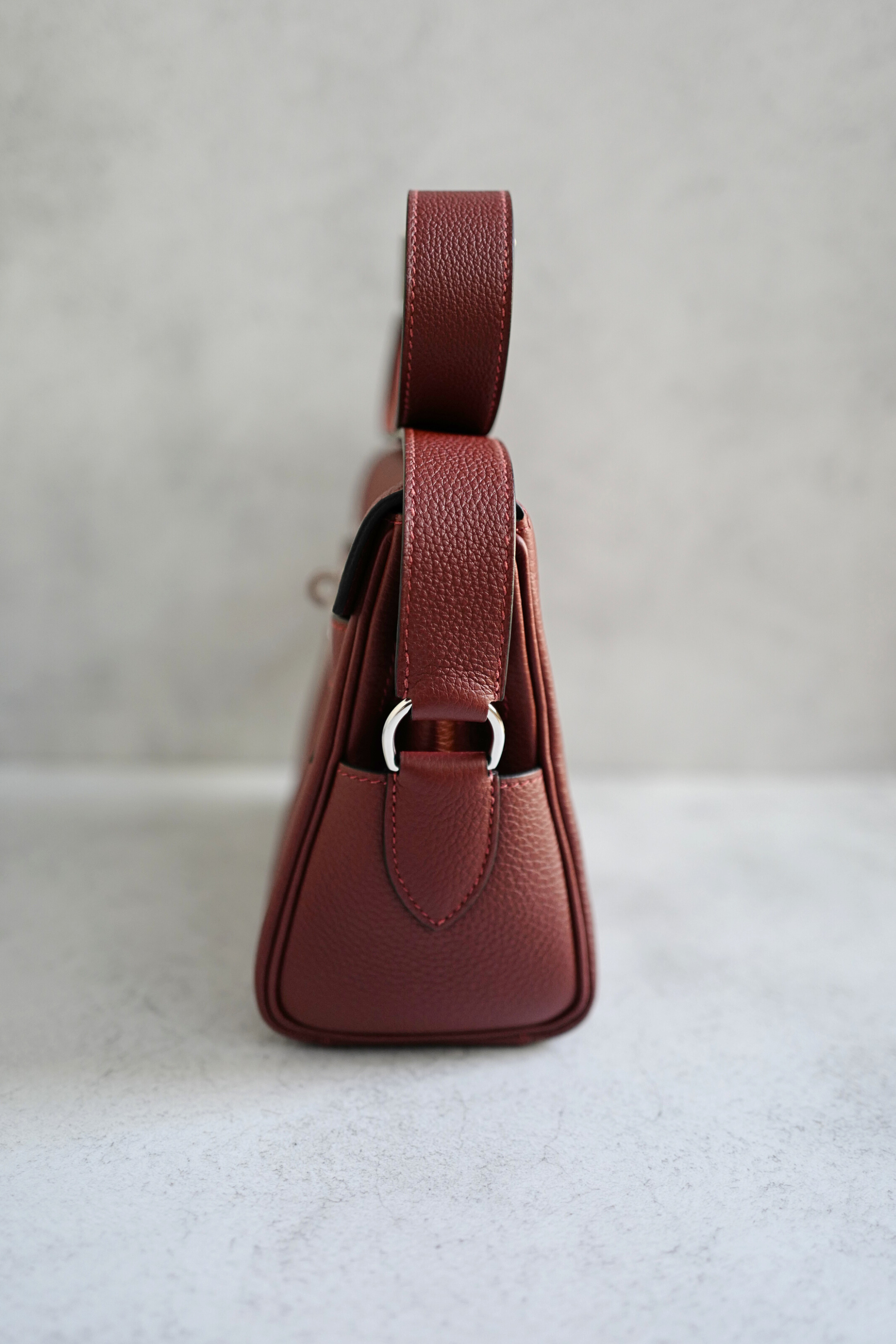 BNIB Hermès Kelly Messenger PM Rouge H Togo Leather Bag with Palladium Hardware