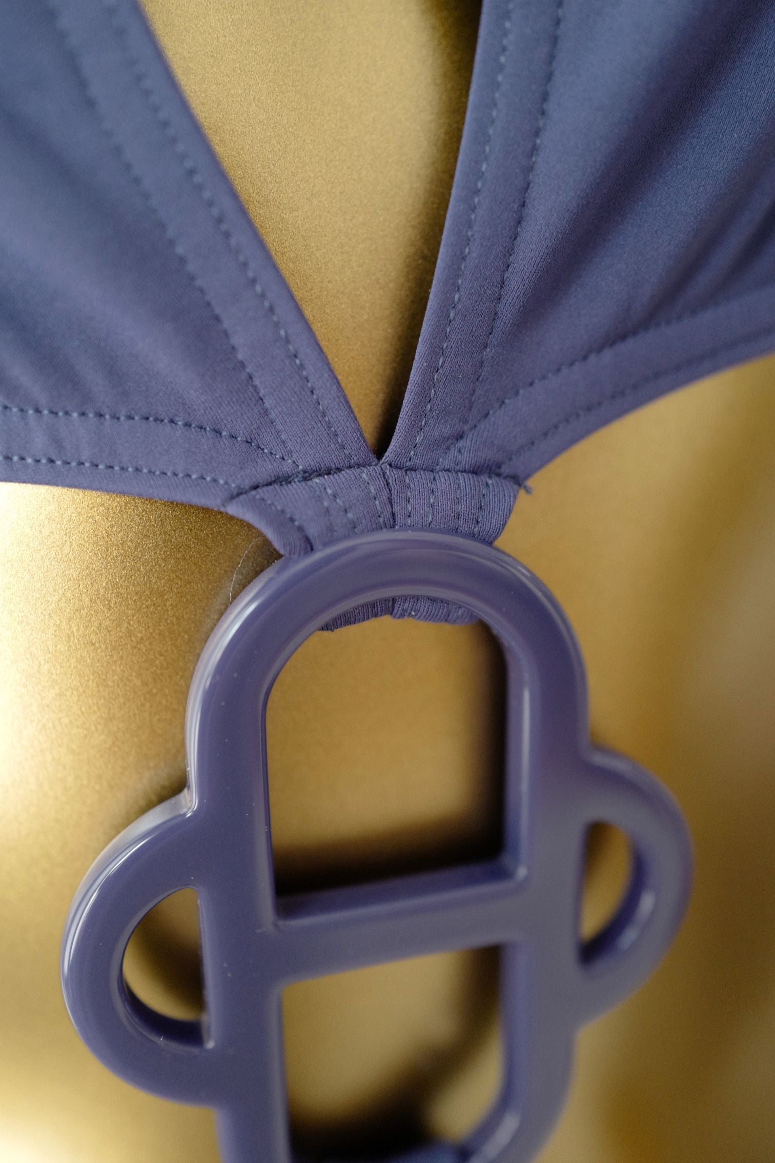 NEW Hermes Hailey Swimsuit Bleu Roi Plain Jersey Size 38