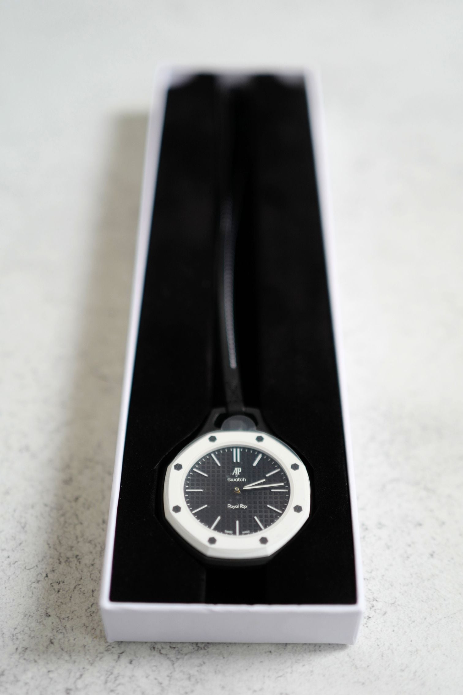 Audemars Piguet x Swatch Royal Pop Panda Black White Mechanical Watch