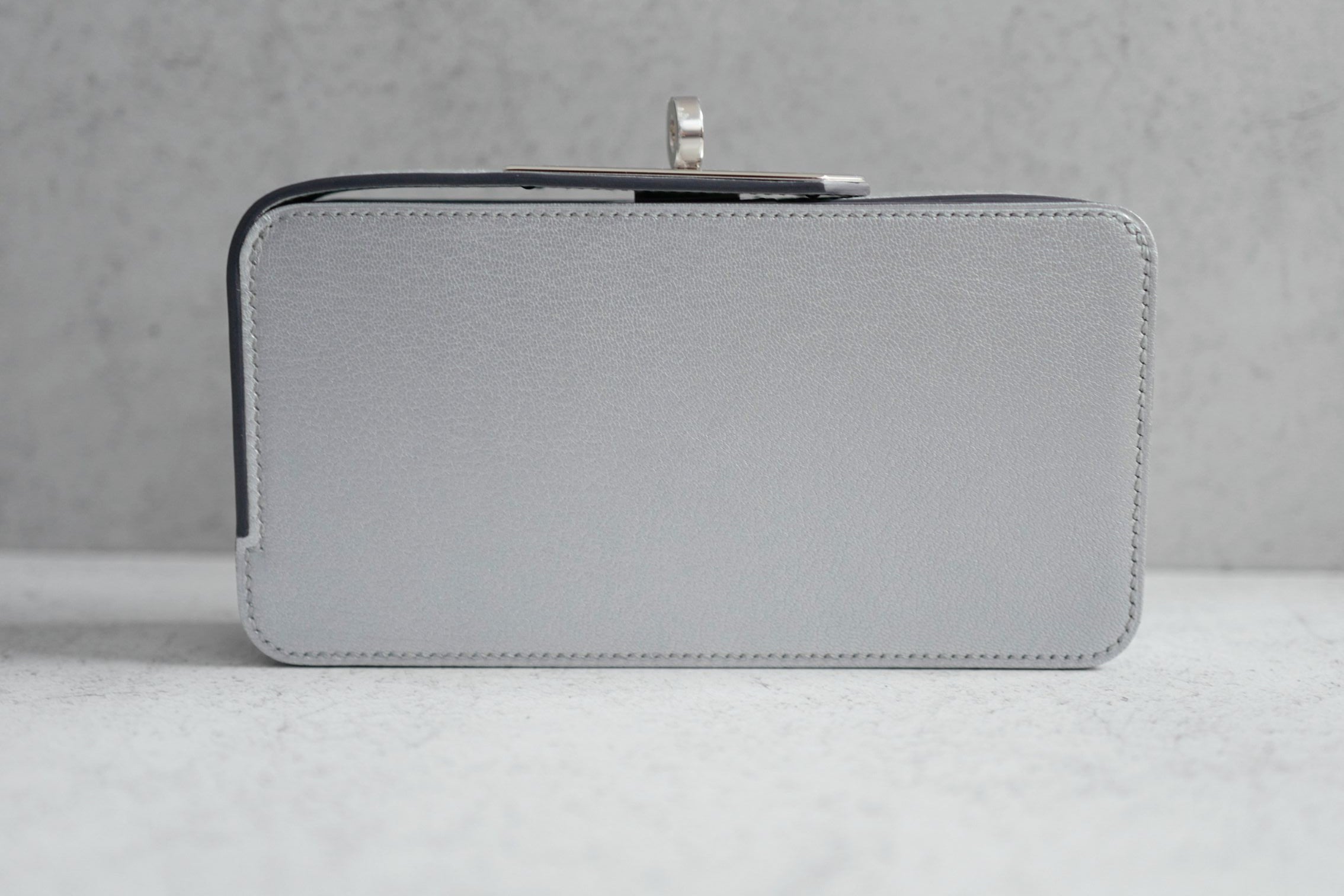 BNIB Hermes Clutch Sanglons Argent Chamkila Goatskin PHW G Stamp 2026