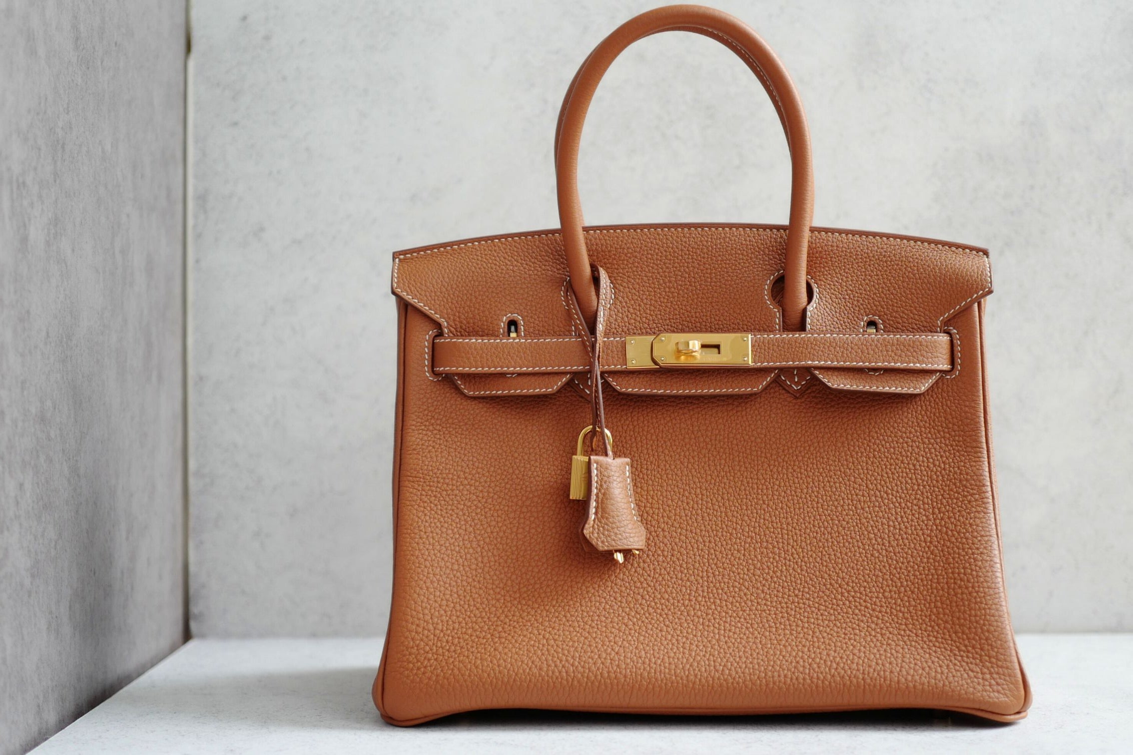 Hermès Birkin 30 Gold Togo Leather Gold Hardware Z Stamp