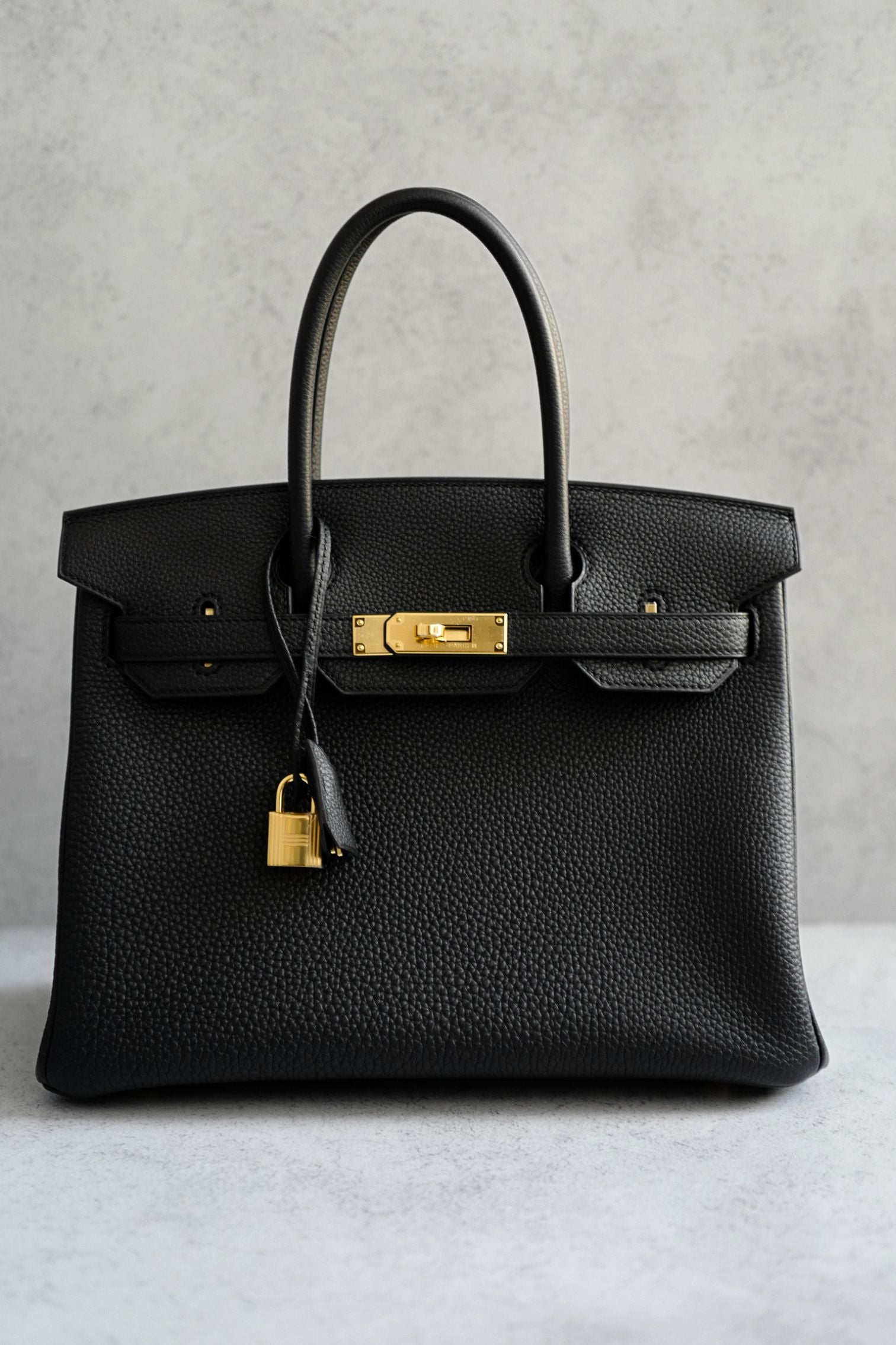 BNIB Hermes Birkin 30 Black Togo Leather Gold Hardware G Stamp 2026