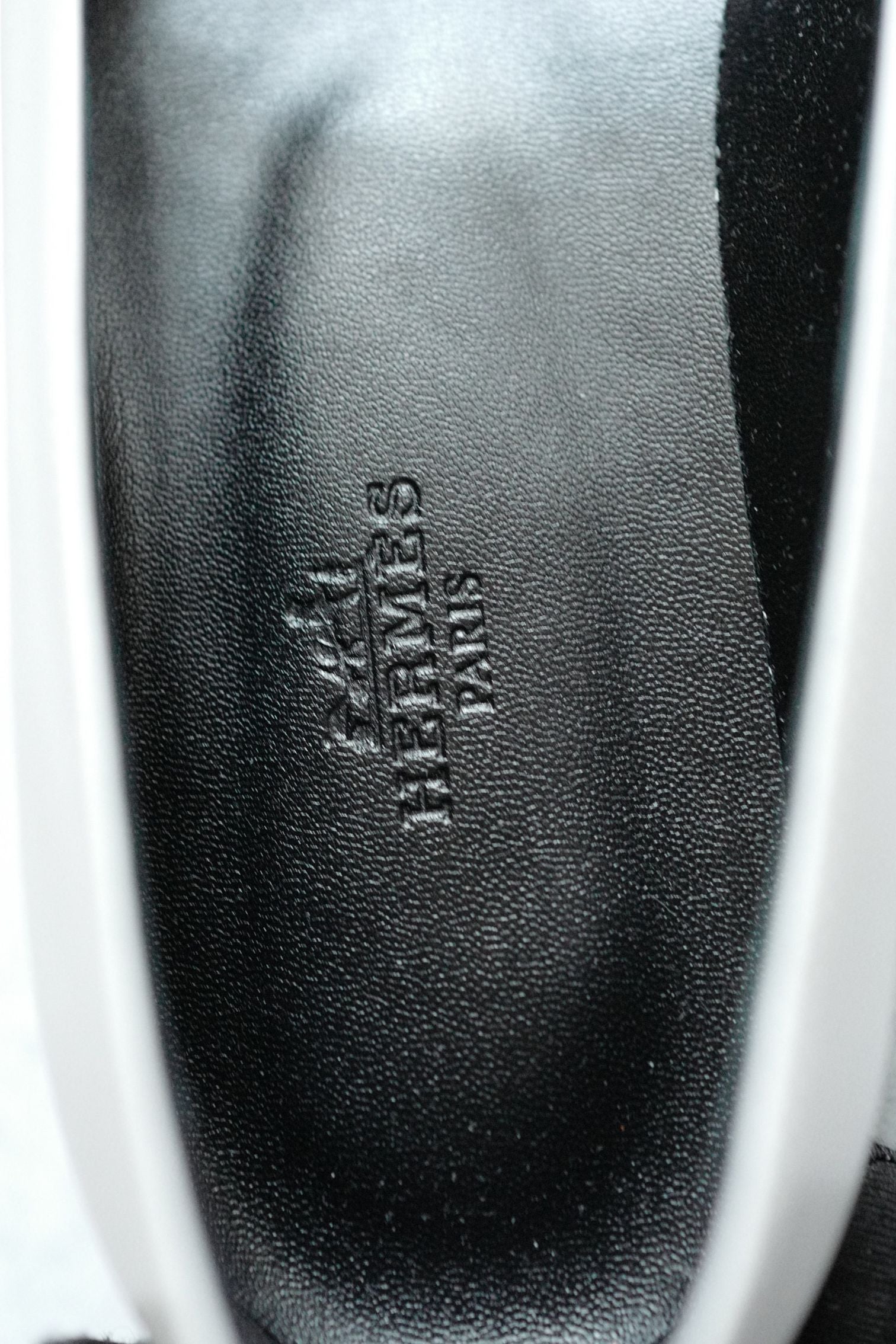 Hermès Kelly Ballet Flats Gris Clair Calfskin Leather Size 38