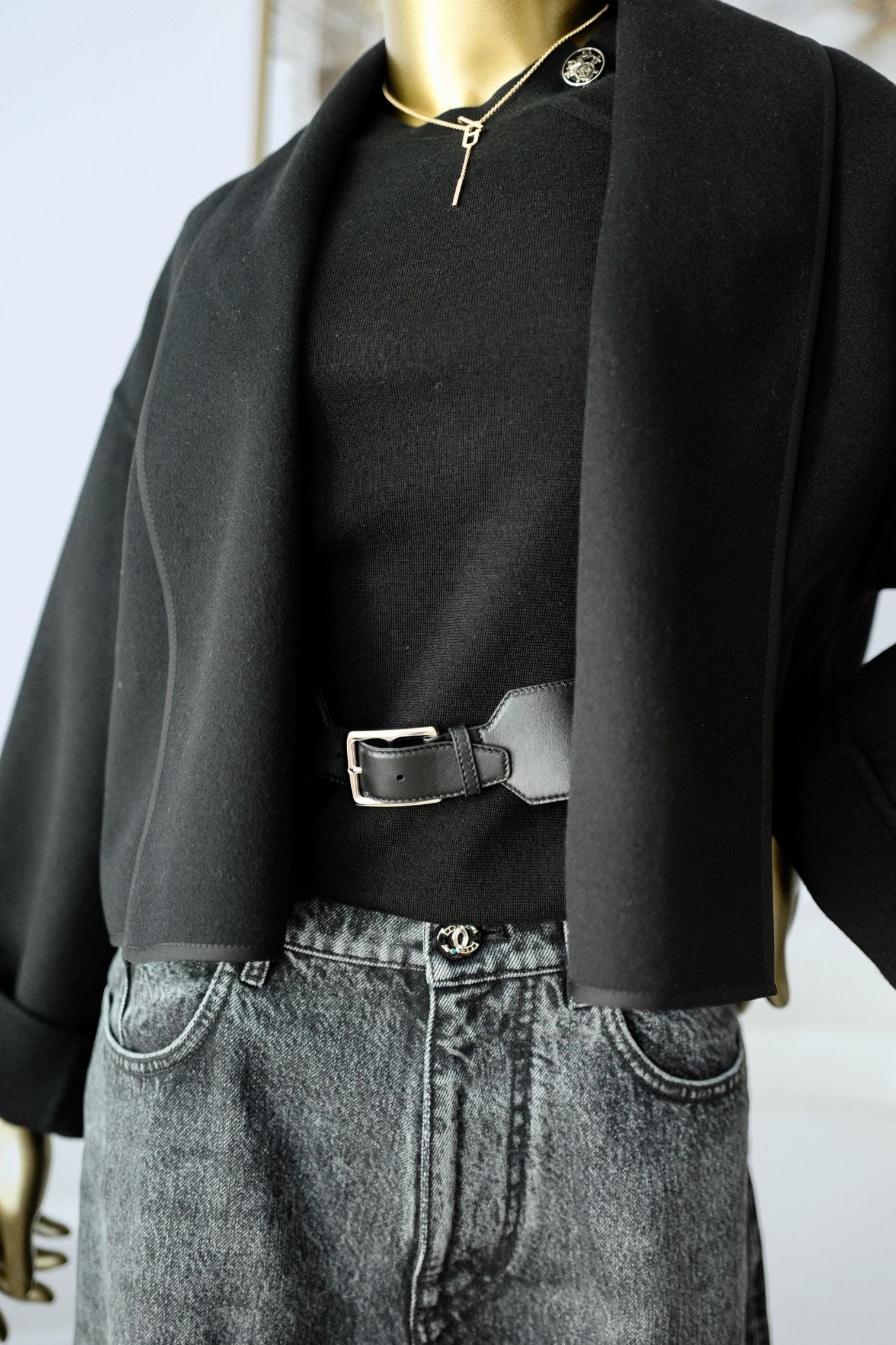 NEW Hermes Cashmere Jacket in Noir Size 36