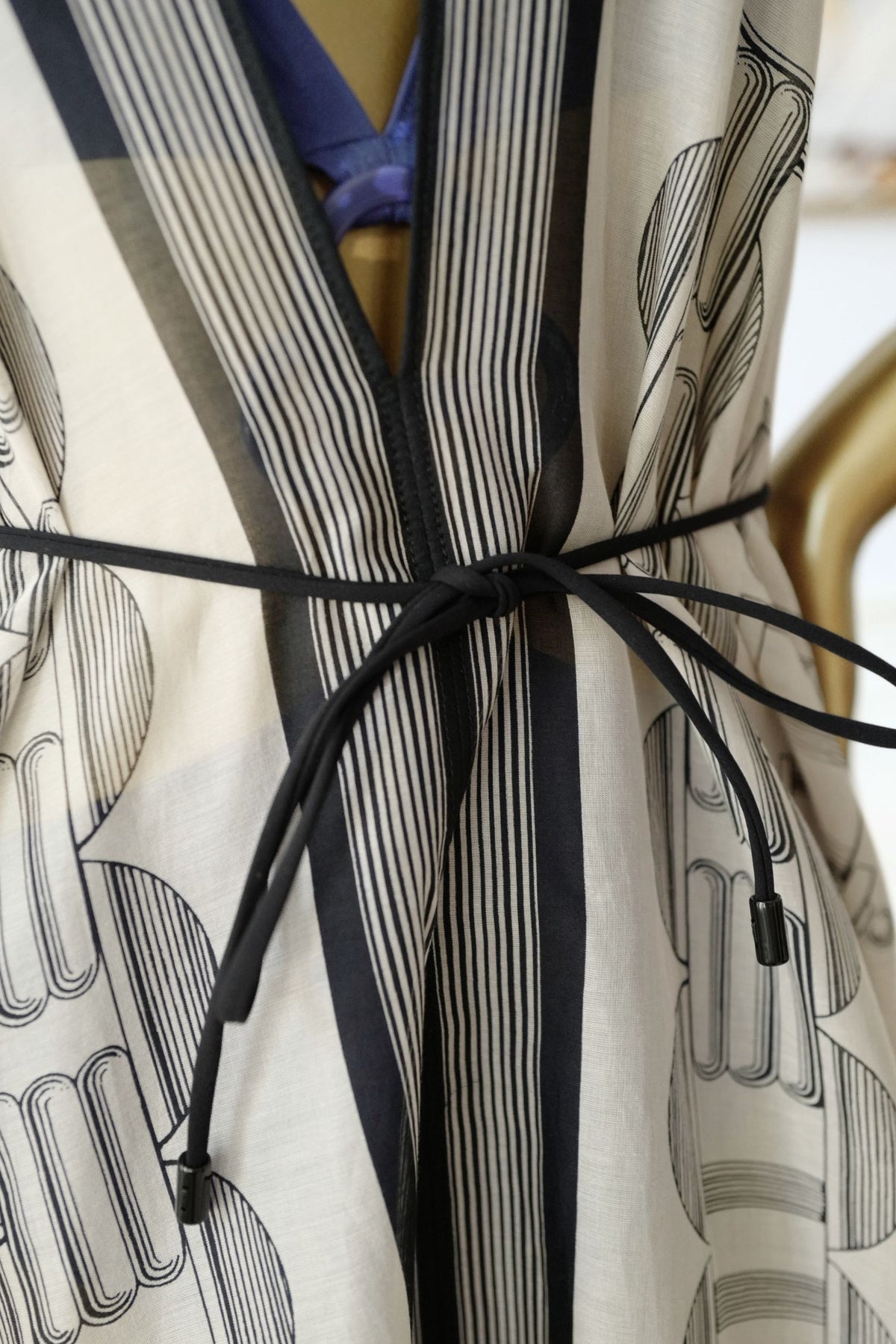 NEW Hermès "Cahier du Colporteur" Beach Dress Beige Pierre D'Istrie Size 36
