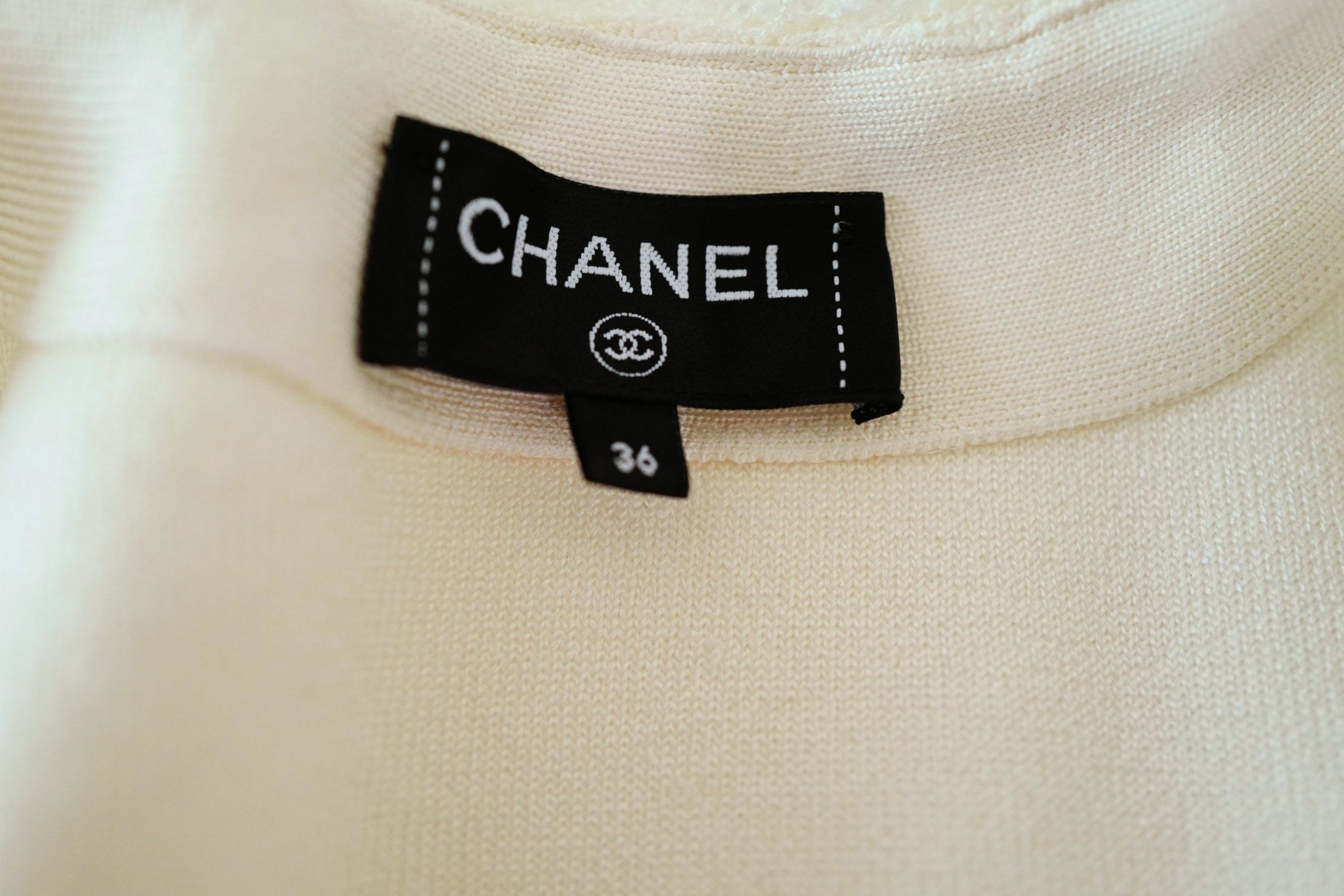 NEW Chanel Métiers d’art 2026 Collection Jacket Ivory in Silk Size 36