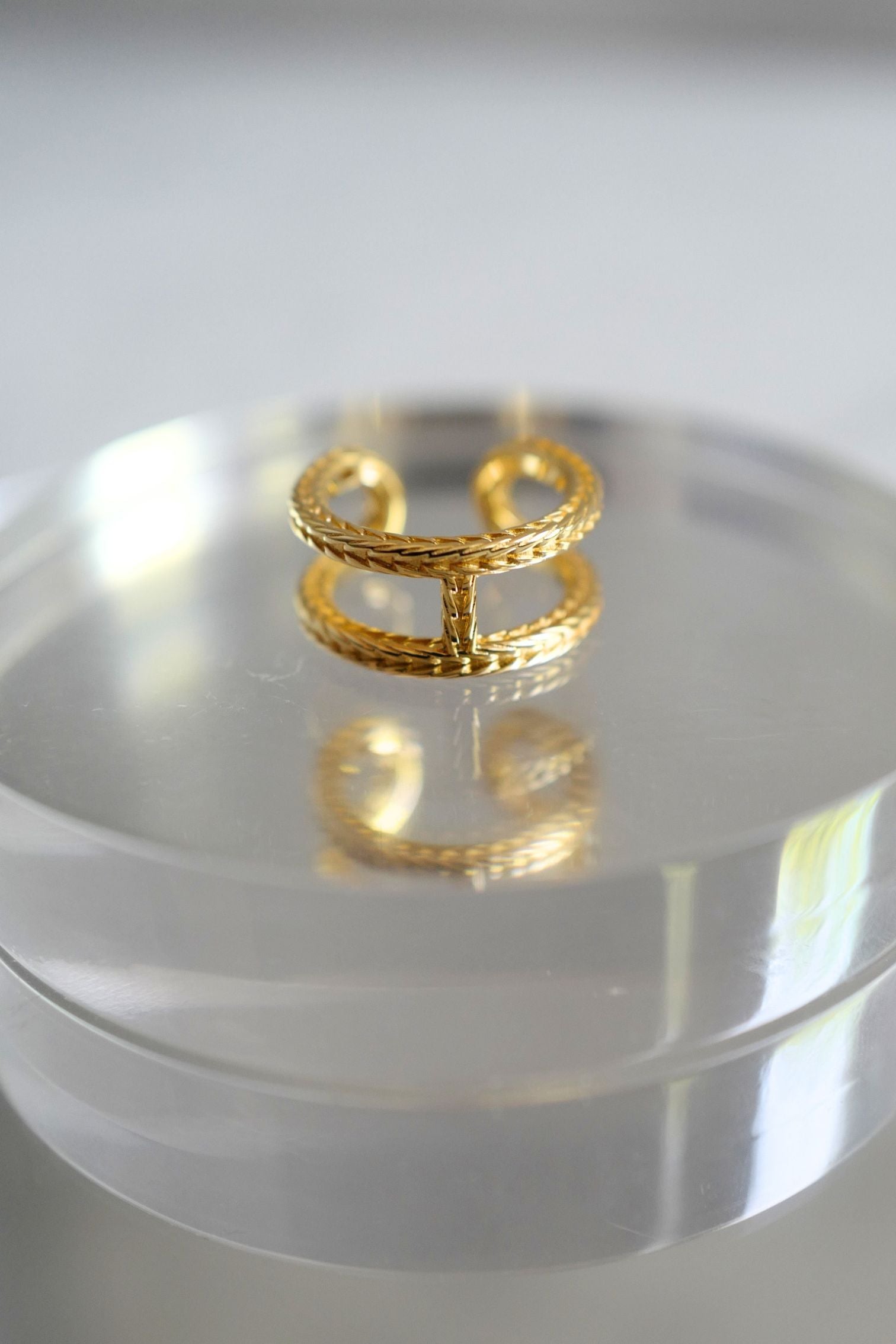 Hermès Chaine d’Ancre Danaé Ring Small Model Yellow Gold 18K Size 52