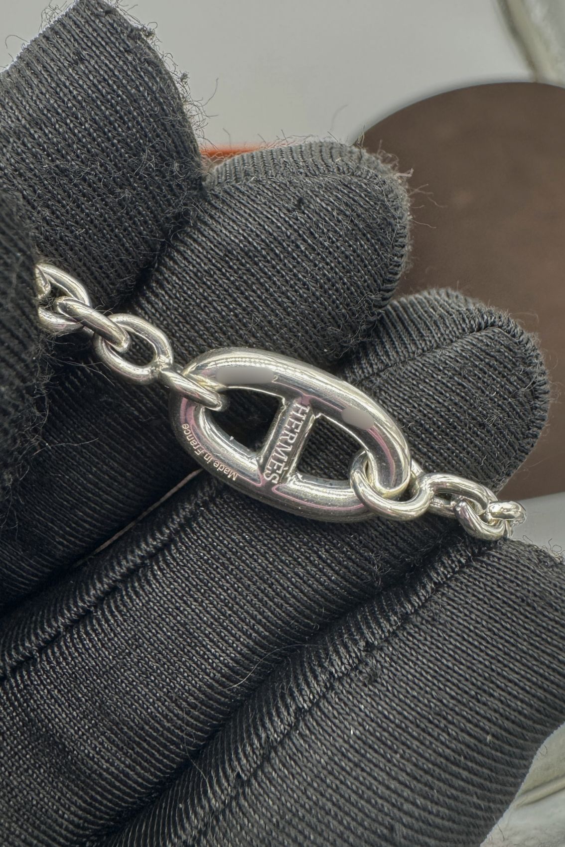 Hermès Farandole Long Necklace 120 Sterling Silver