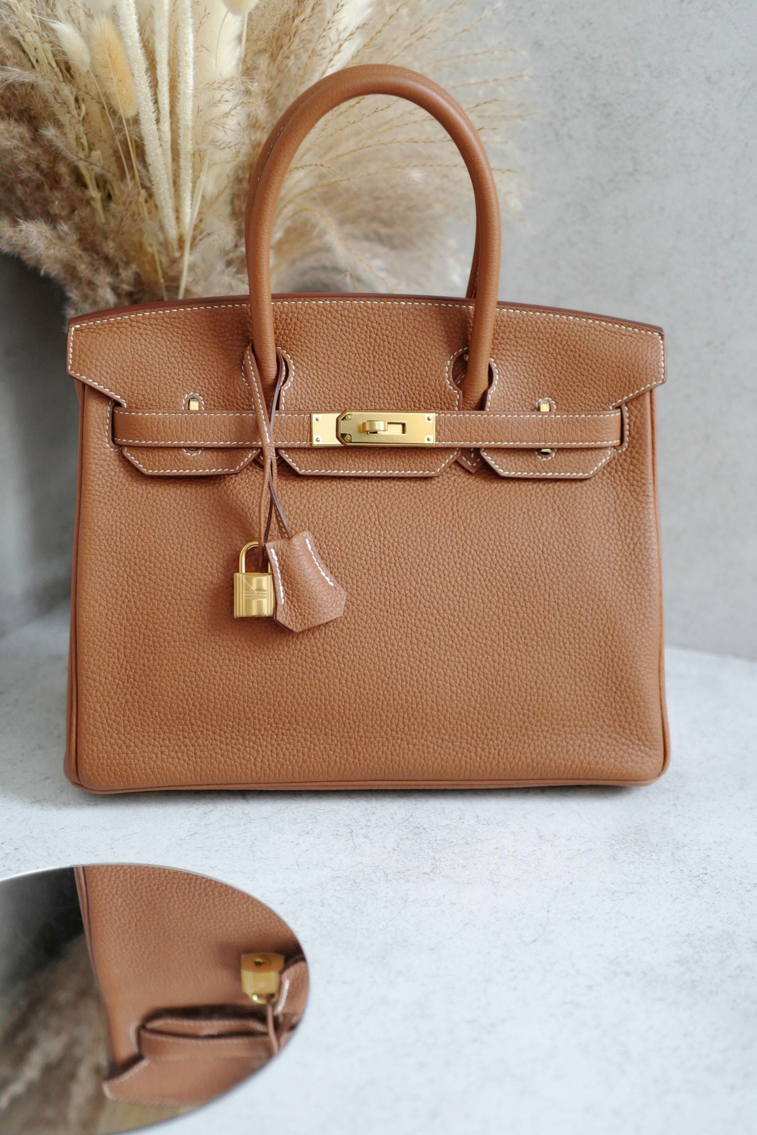 BNIB Hermes Birkin 30 Gold Togo Leather Gold Hardware G Stamp 2026