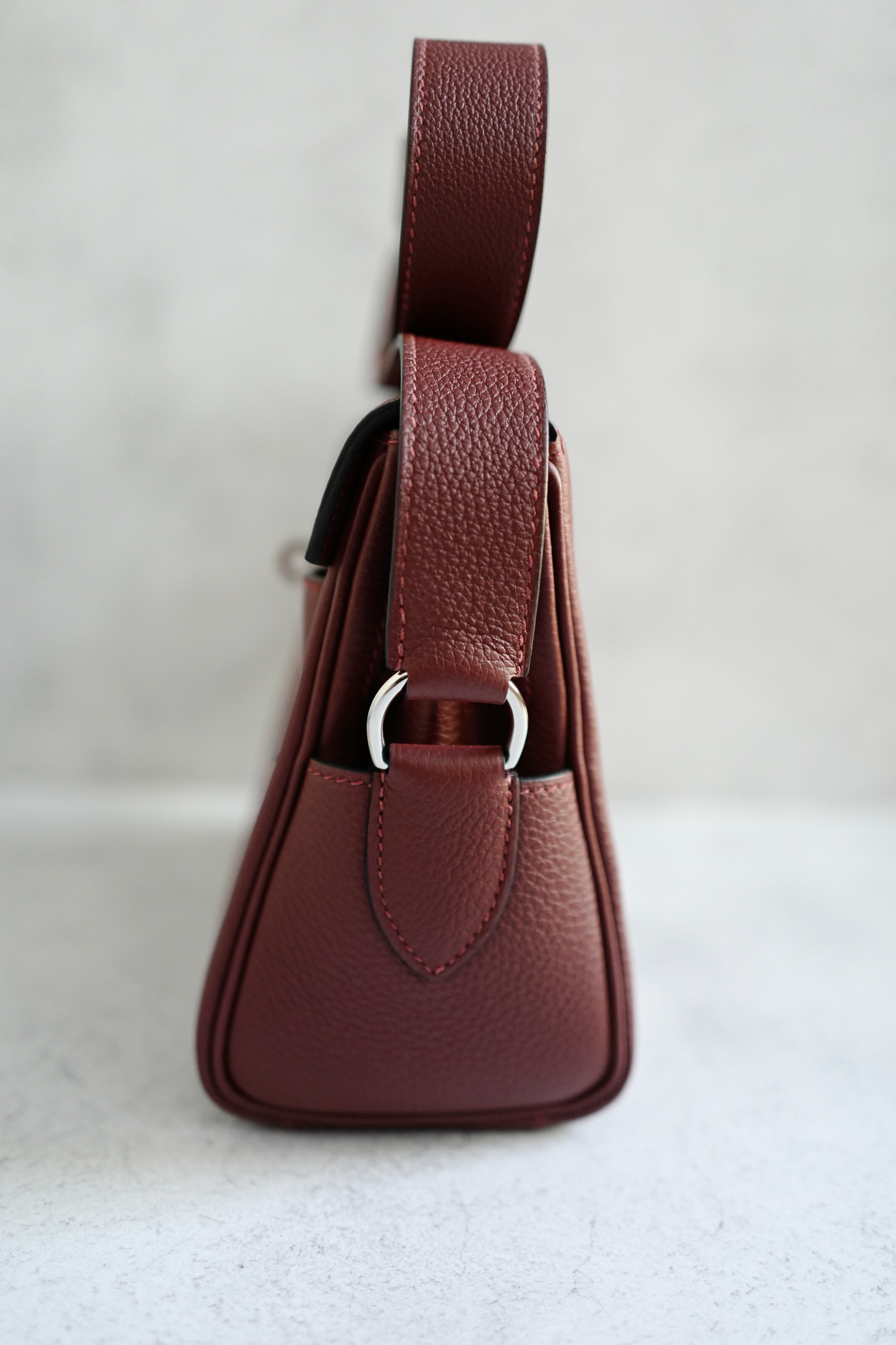 BNIB Hermès Kelly Messenger PM Rouge H Togo Leather Bag with Palladium Hardware