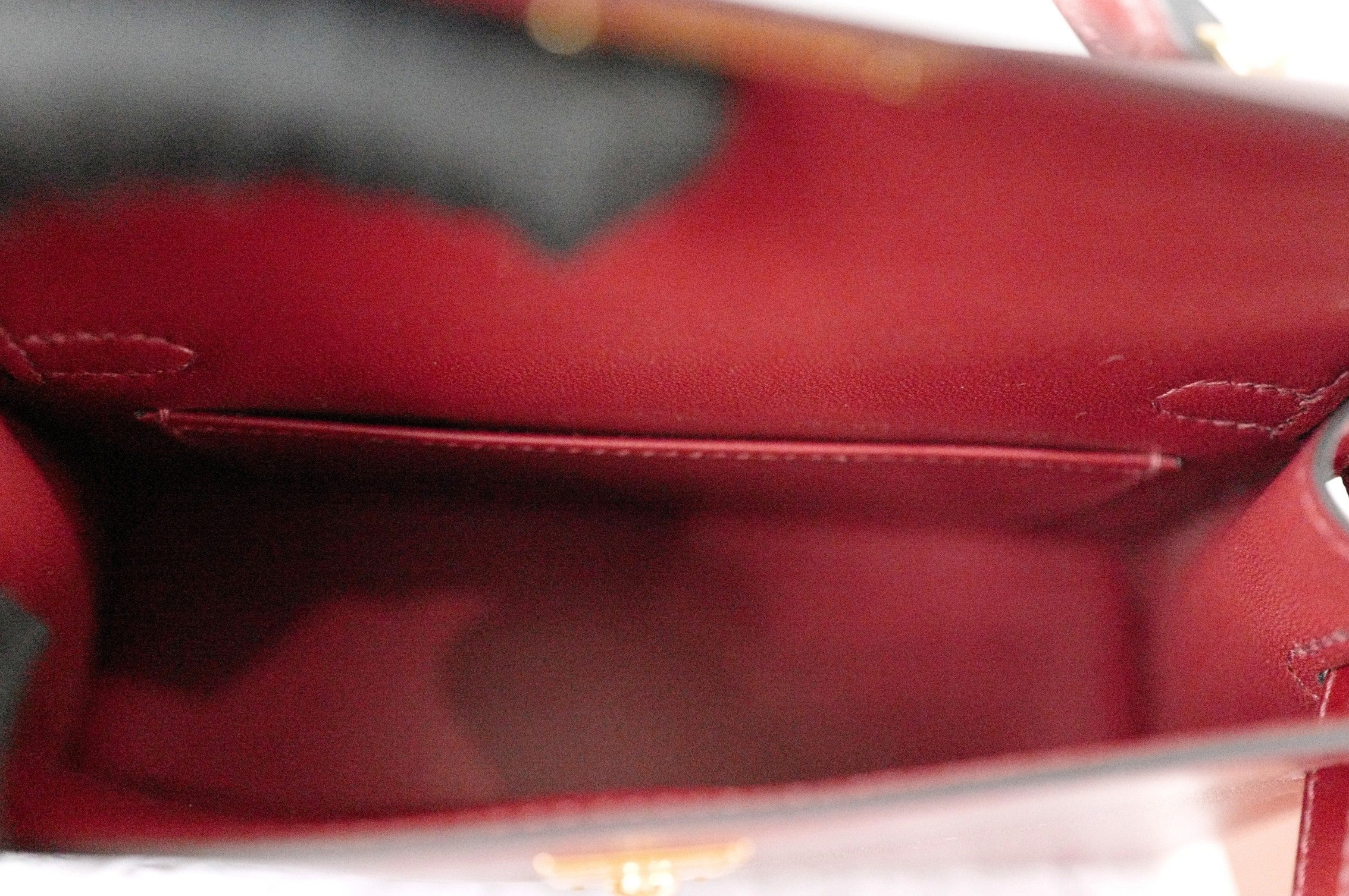 BNIB Hermès Mini Kelly 20 Rouge H Box Calf Leather Gold Hardware K Stamp 2025