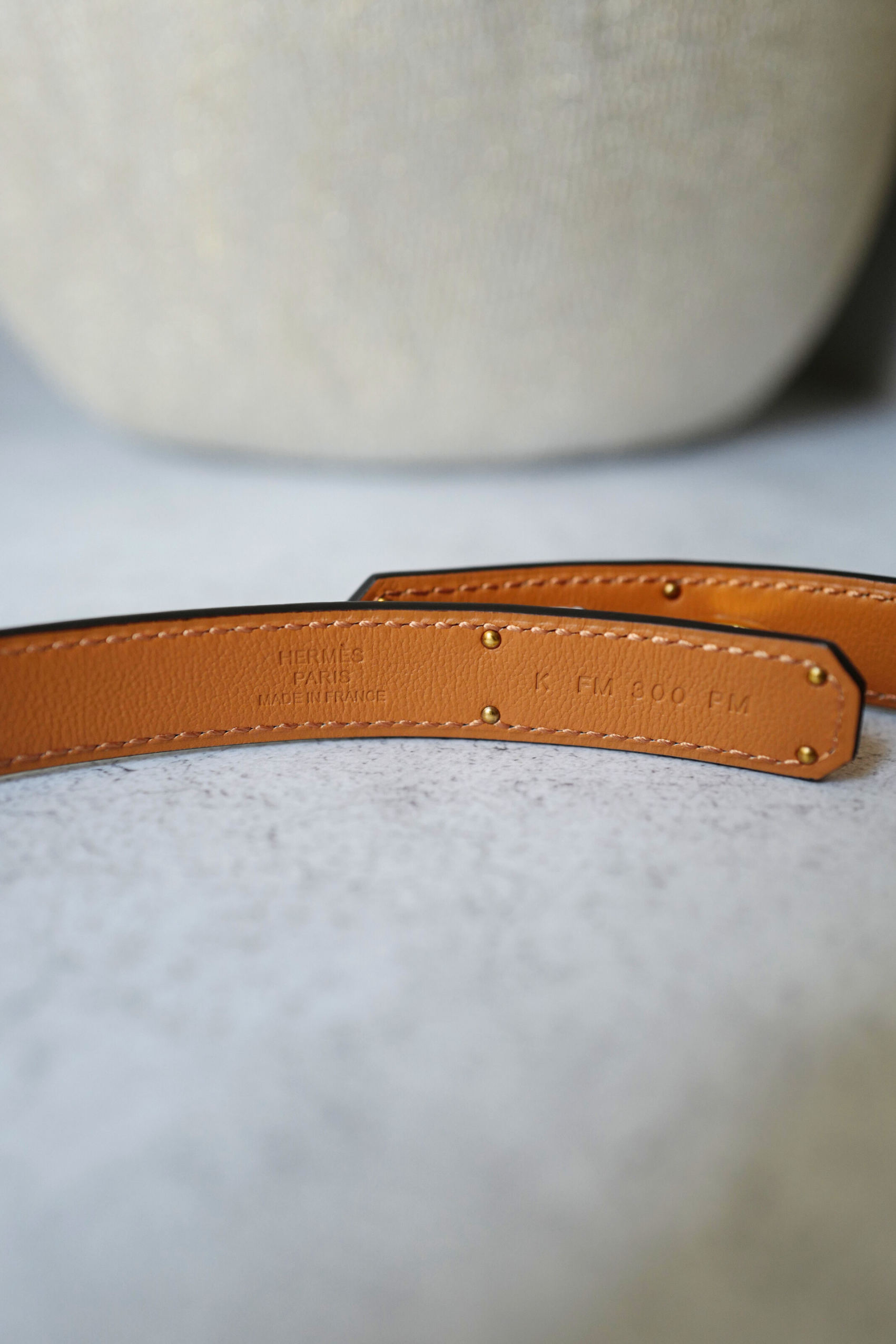 BNIB Hermès Kelly 18 Belt Epsom in Etoupe Gold Hardware 2025