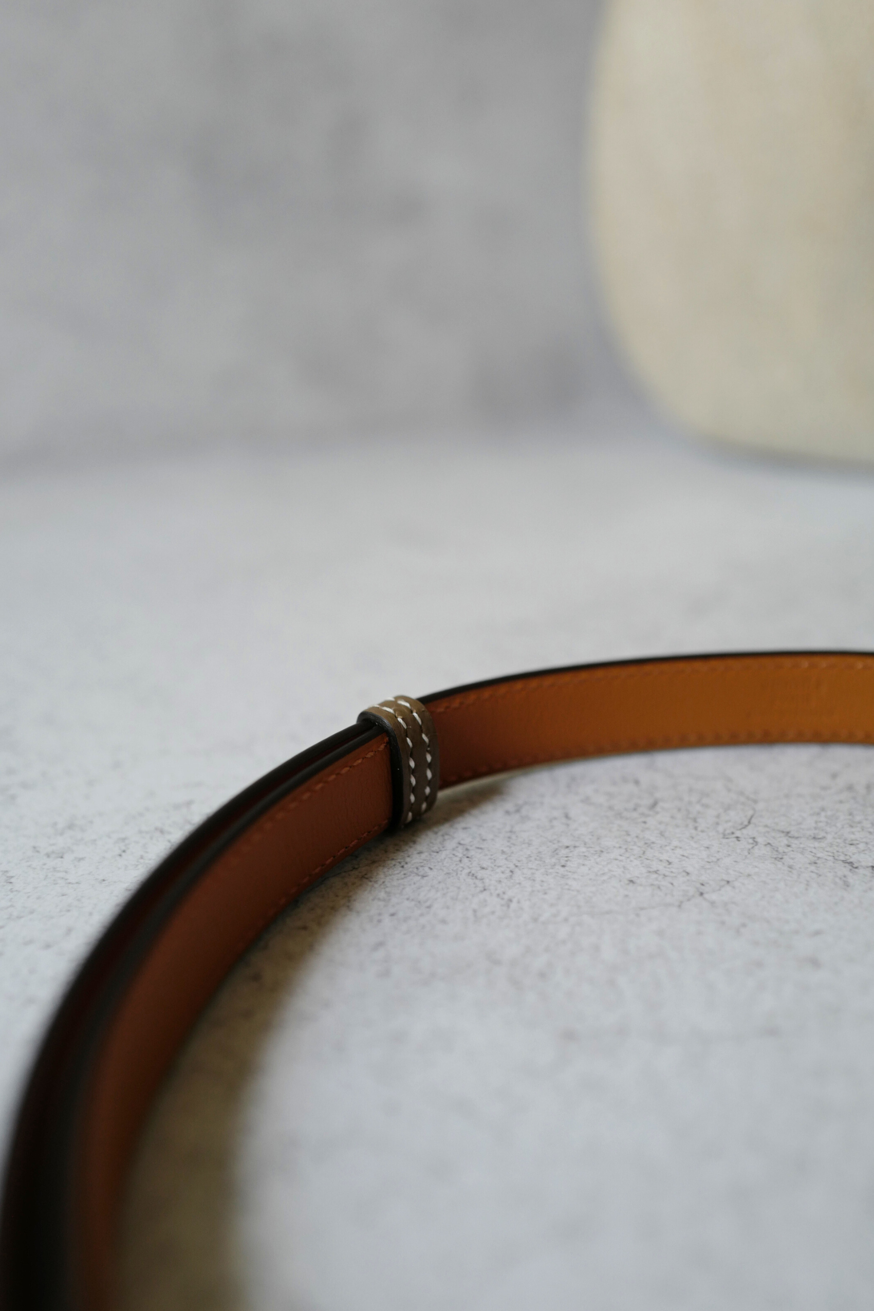 BNIB Hermès Kelly 18 Belt Epsom in Etoupe Gold Hardware 2025