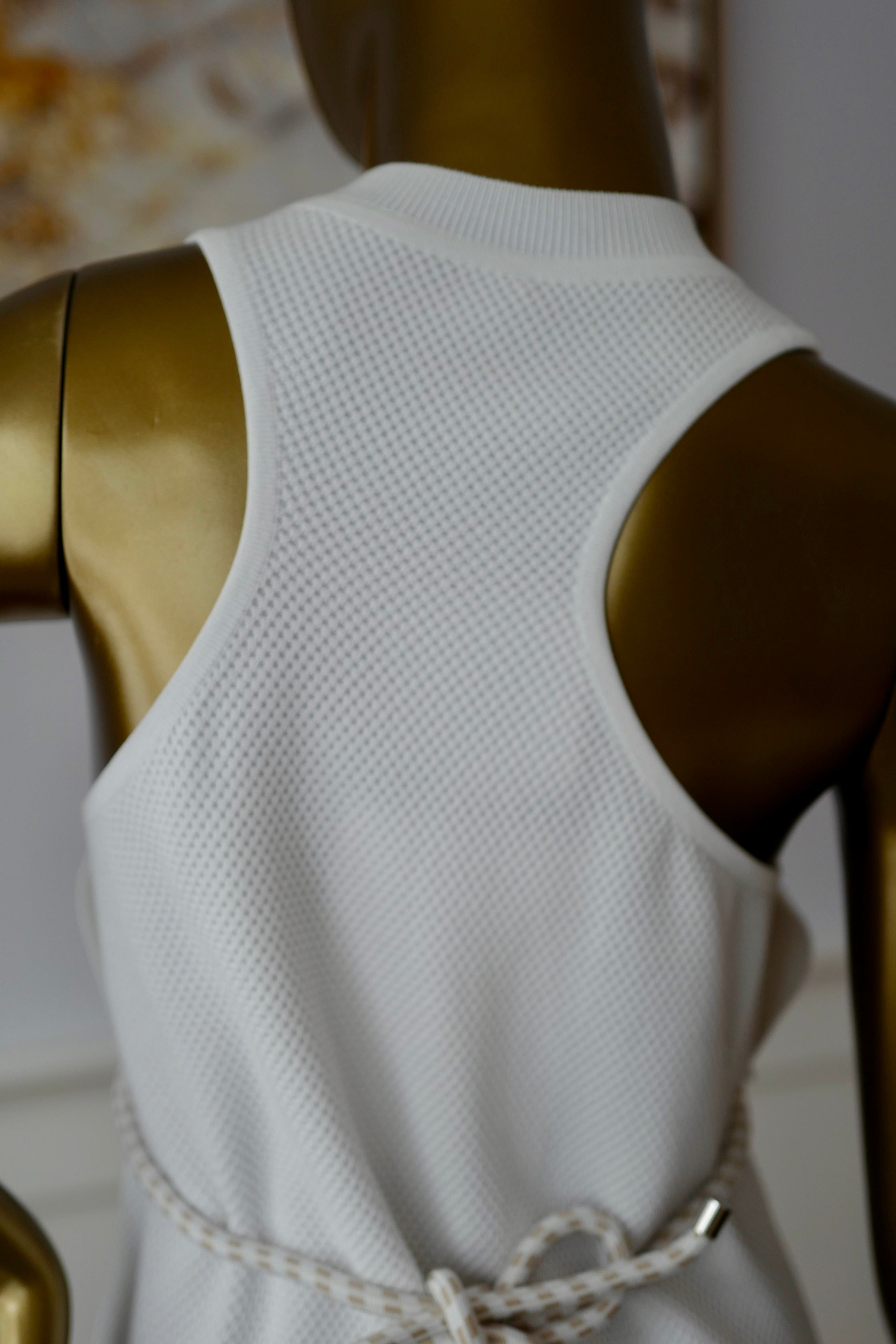 Hermes Maille Technique 91 Blanc Casse Dress size 38