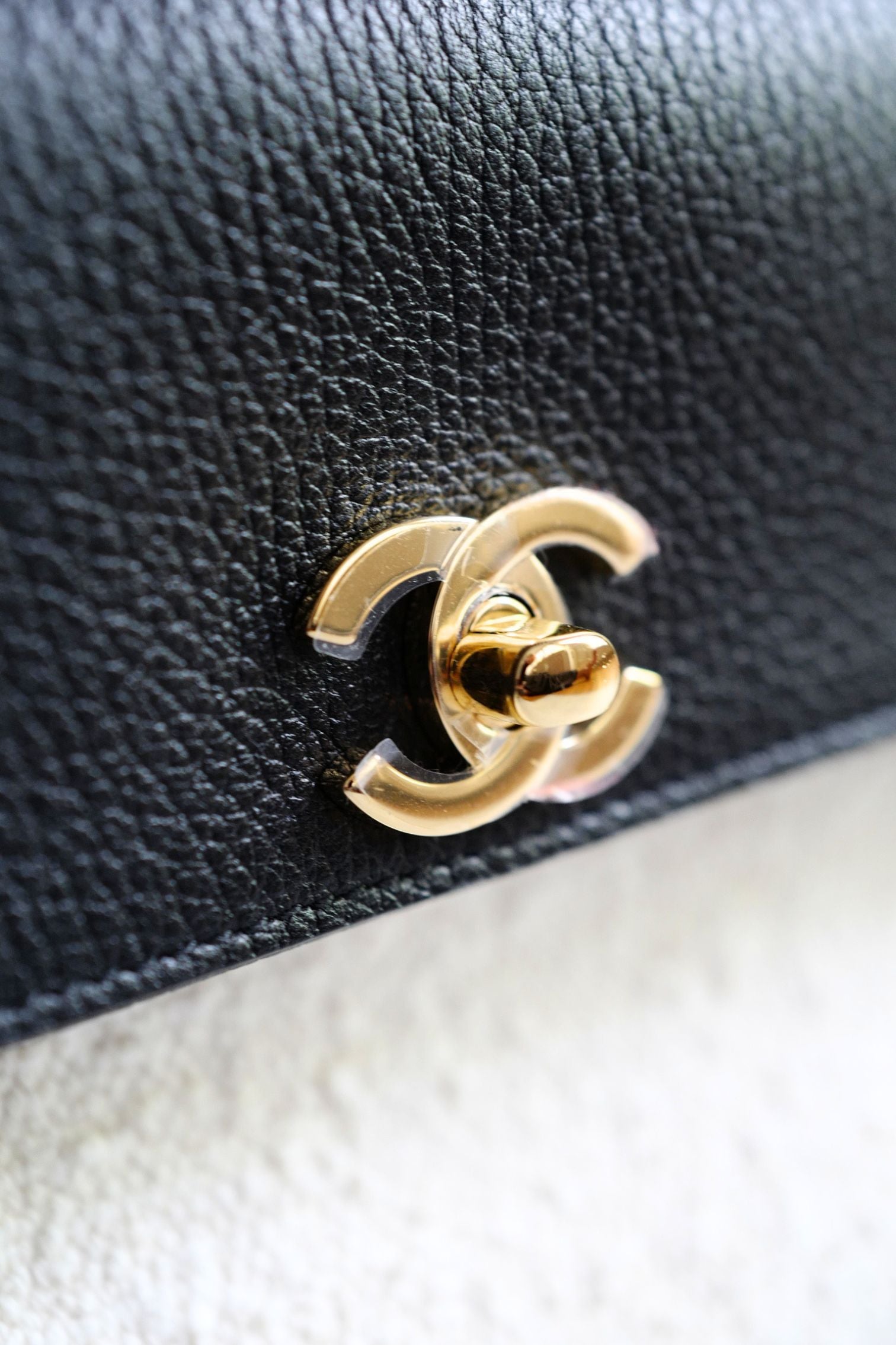 Chanel 26S Small Shopping Bag Matthieu Blazy Black/Ecru Tweed Leather SS26