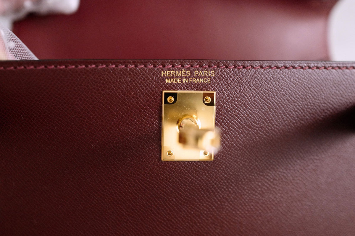 NEW Hermès Mini Kelly 20 Rouge H Madame Leather Gold Hardware G Stamp 2026