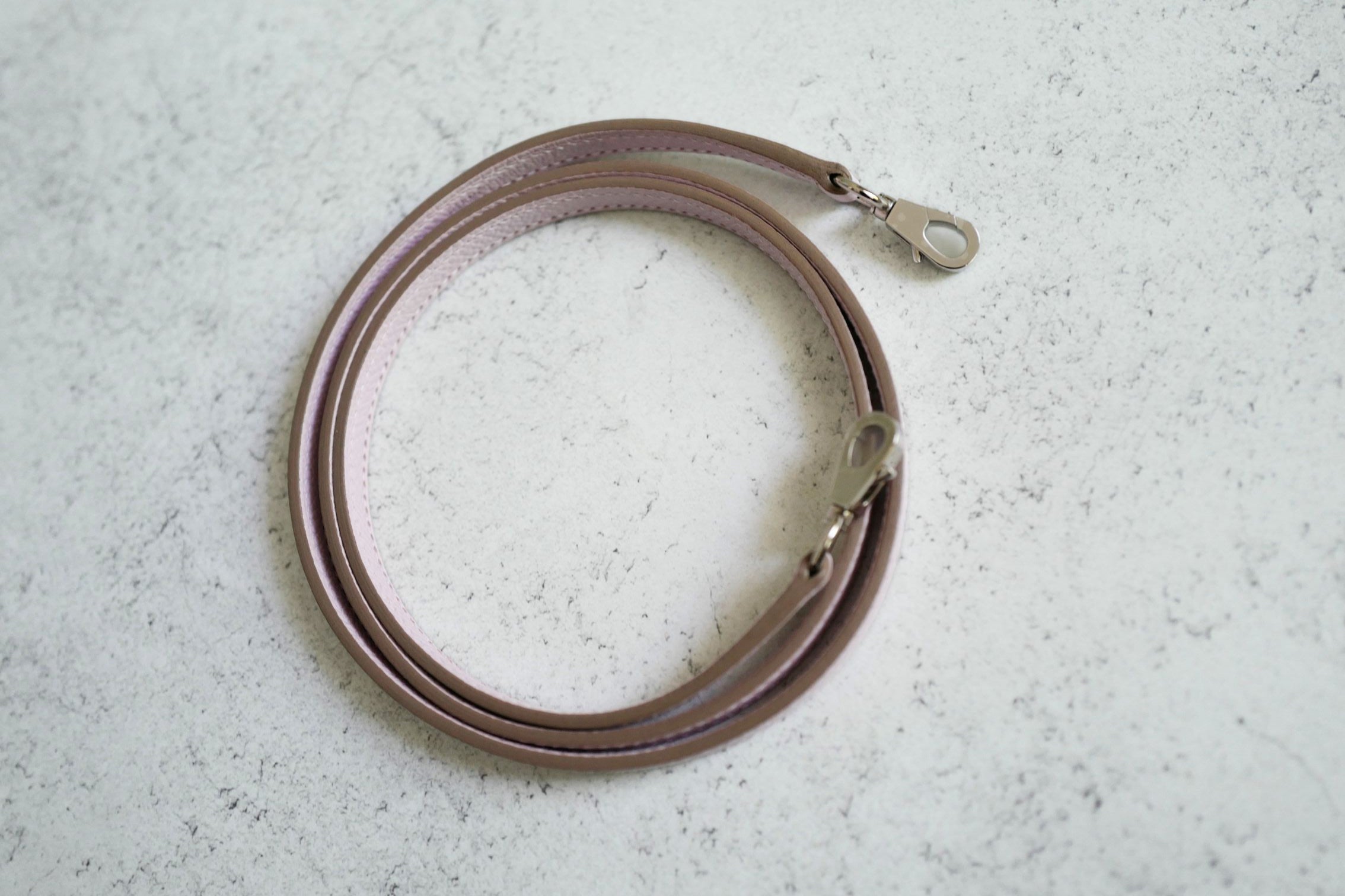 Hermès Mini Kelly Mauve Pale Epsom Leather Palladium Hardware 2024 Stamp B
