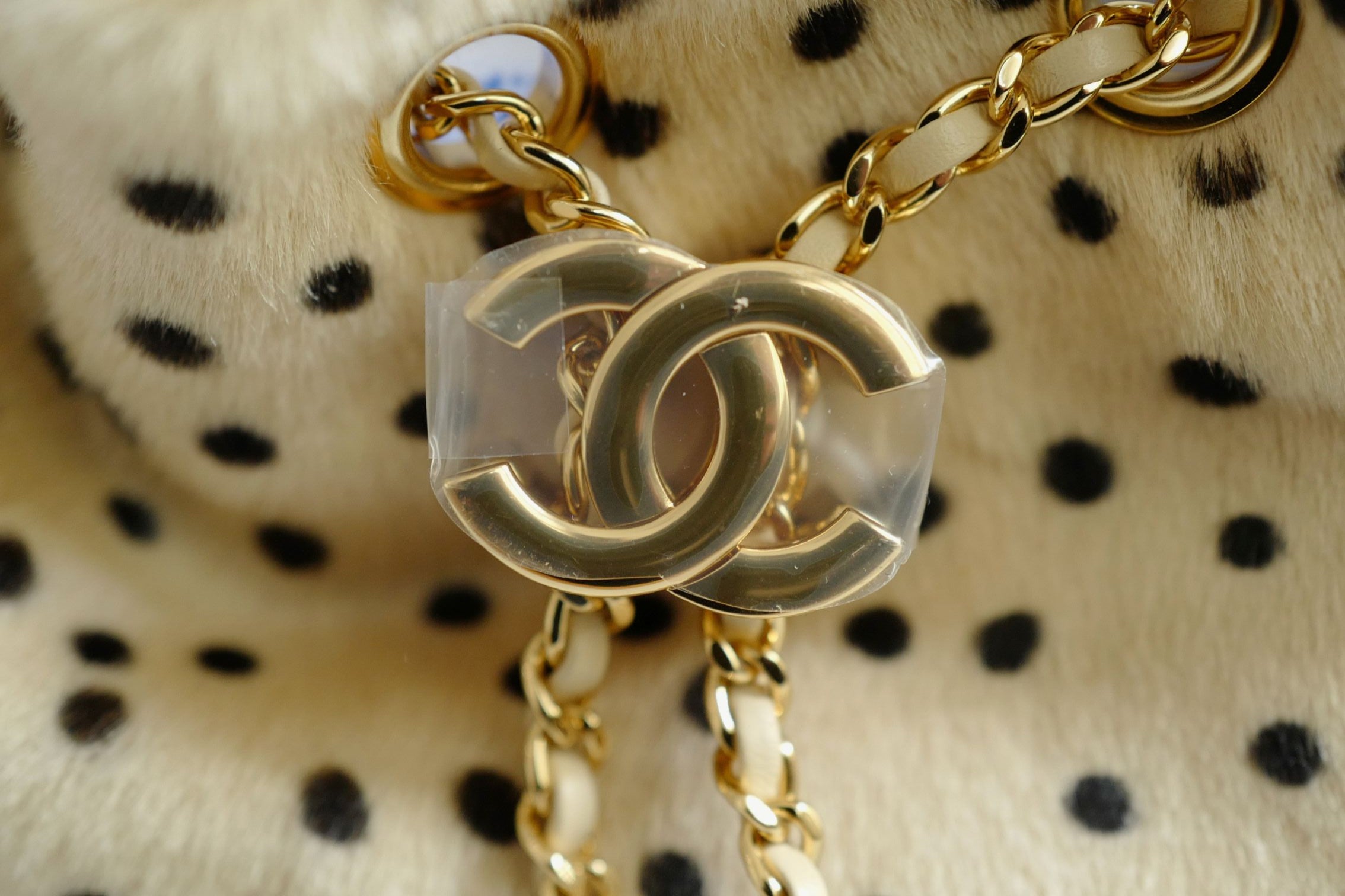 NEW Chanel 26A Mini Hobo Leopard Matthieu Blazy Light Beige & Black GHW