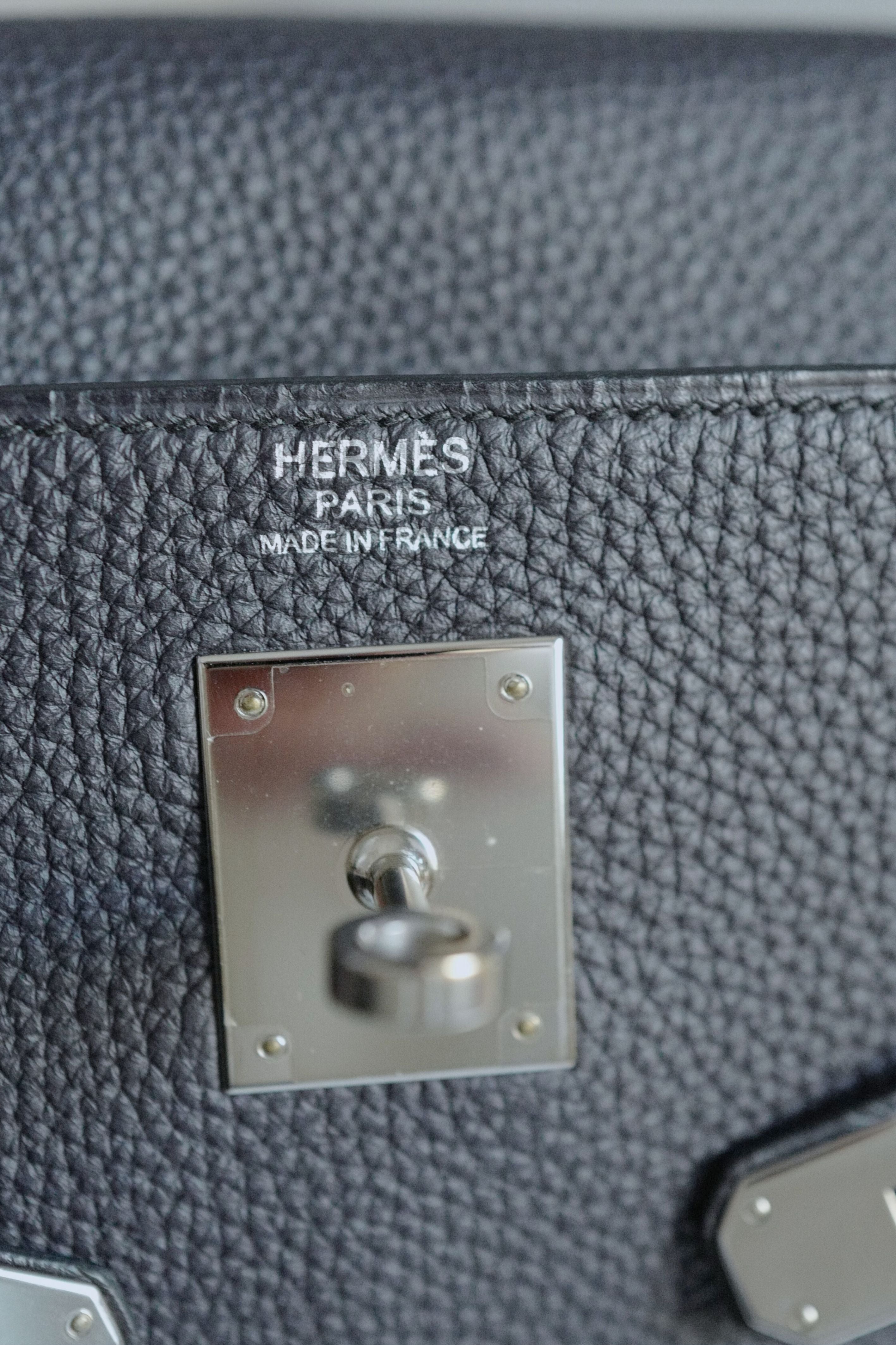 Hermes Kelly Au Galop 32 Bleu Indigo Togo with Palladium HW Limited Edition