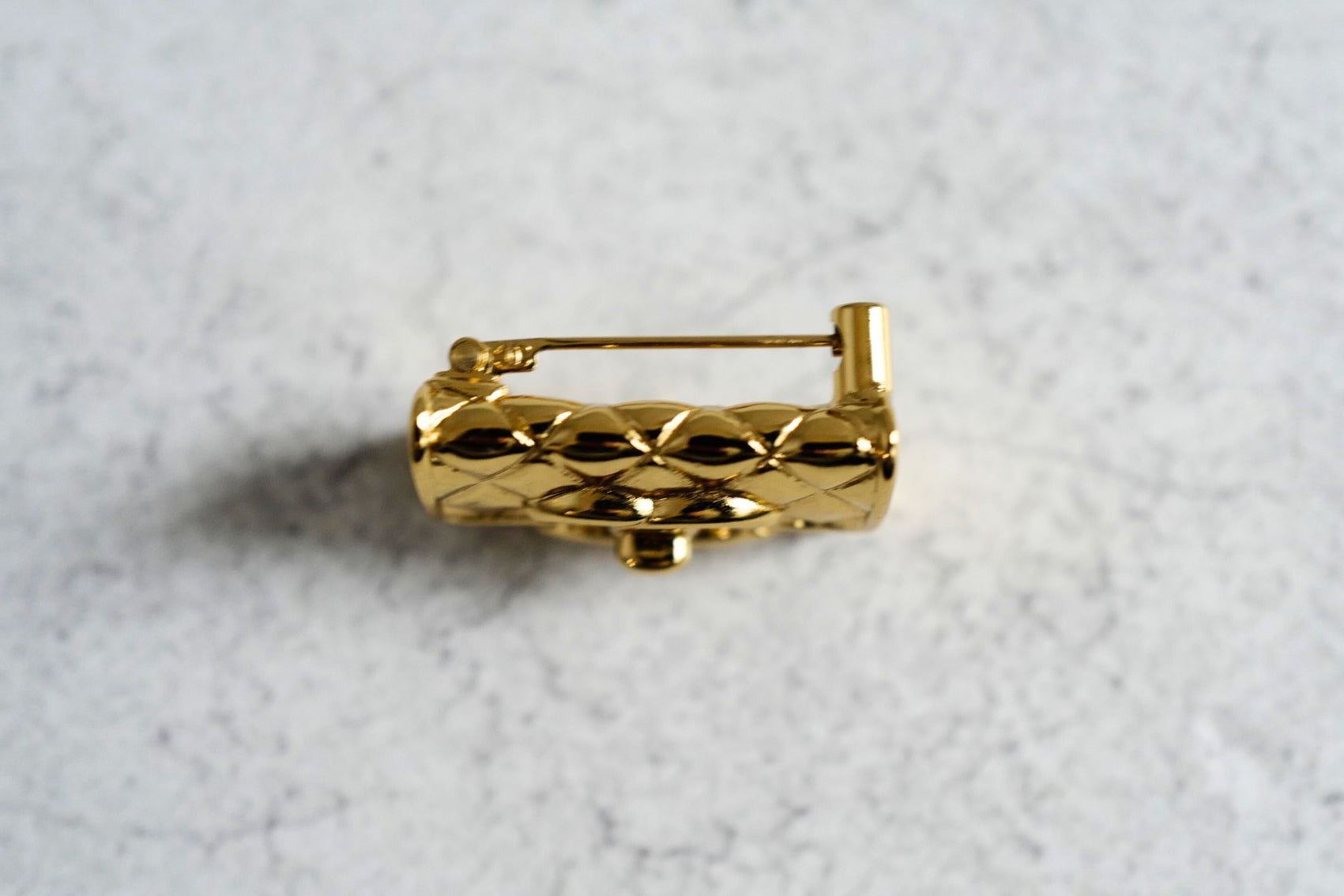 CHANEL Brooch B23K Matelasse bag motif Gold Metal BNIB NEW