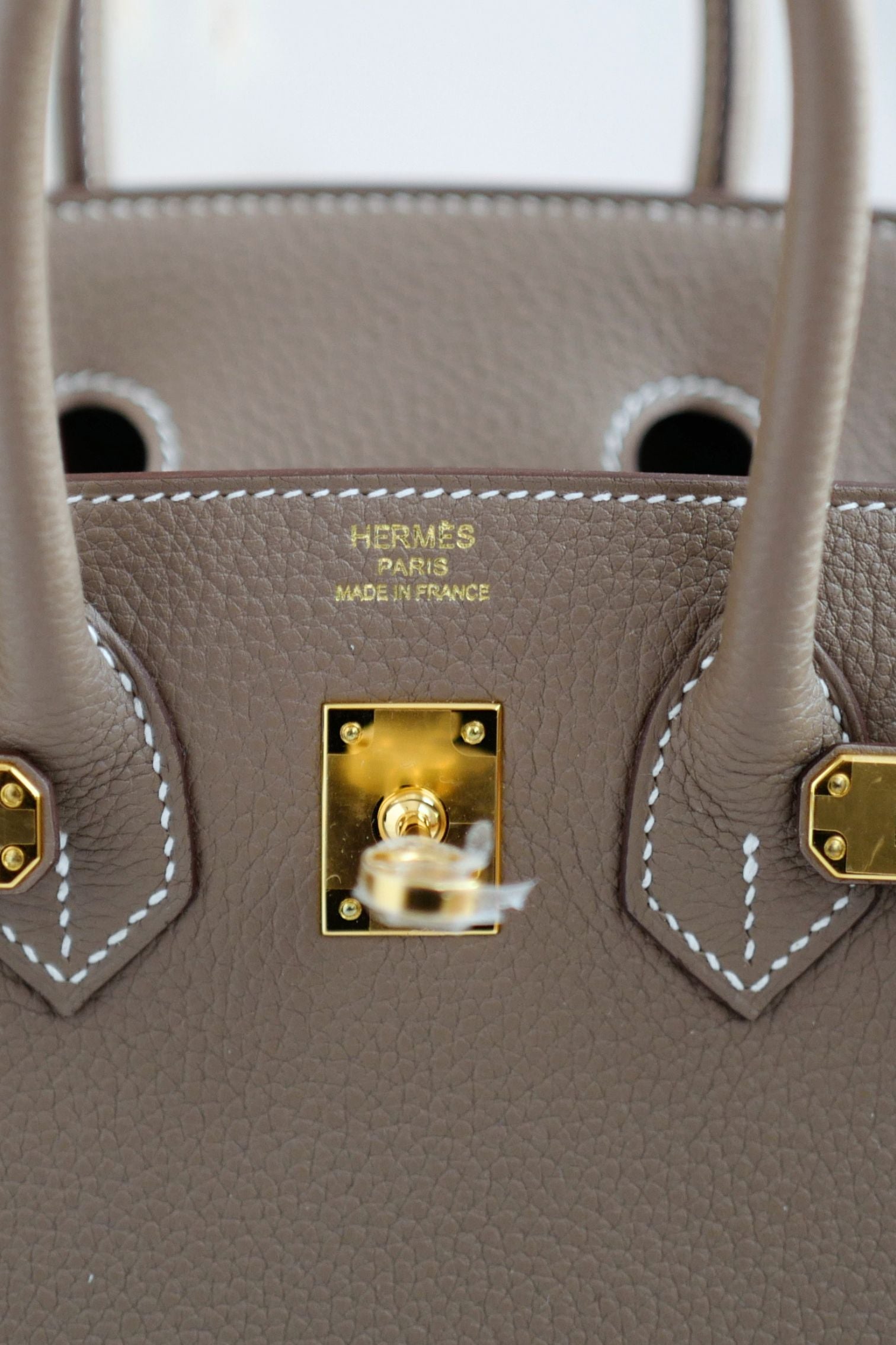 Hermes Birkin 25 Etoupe Togo Leather Gold Hardware K Stamp 2025