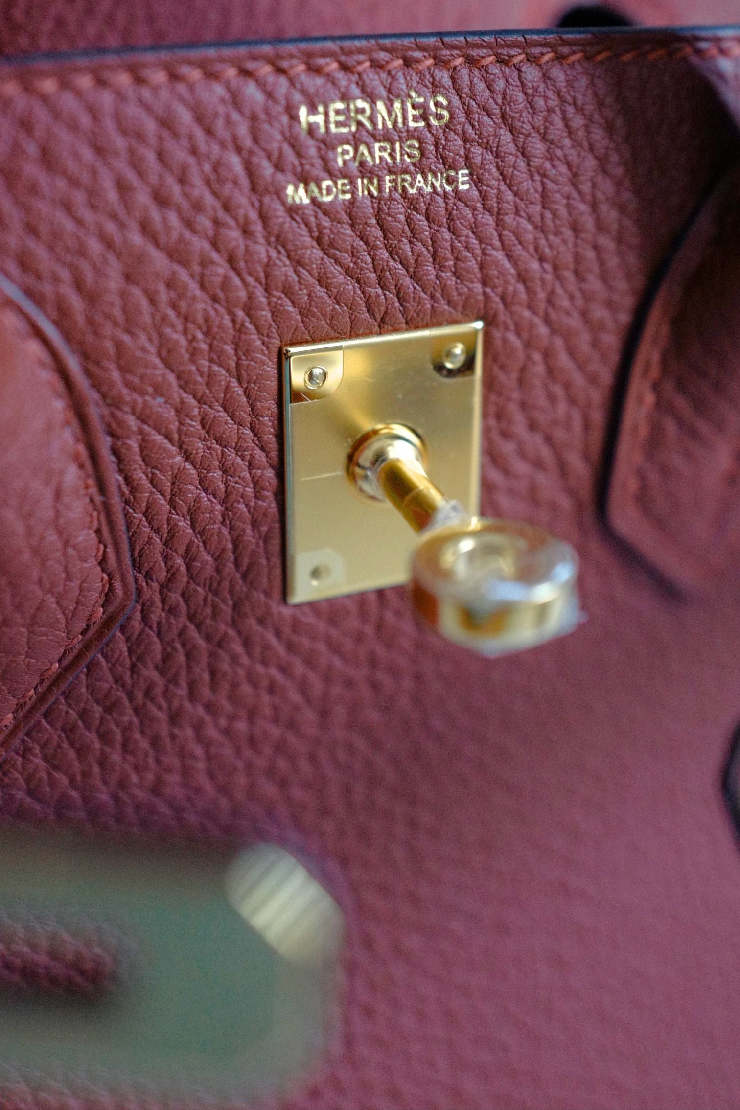 Hermes Birkin 25 Rouge H Togo Leather Gold Hardware K Stamp 2026