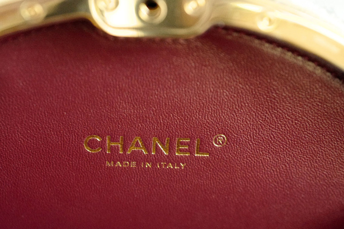NEW Chanel 26A Metiers d’art Elevator Minaudiere Clutch Golden Silver Gold Hardware