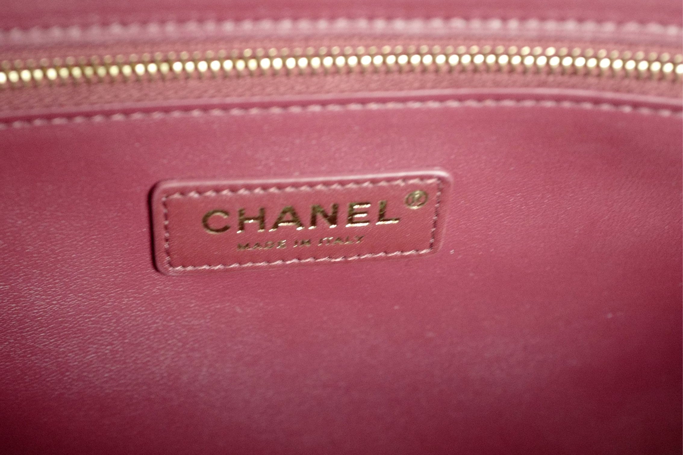 Chanel 26S Matthieu Blazy's Small Tote Red Crocodile Embossed Calfskin GHW